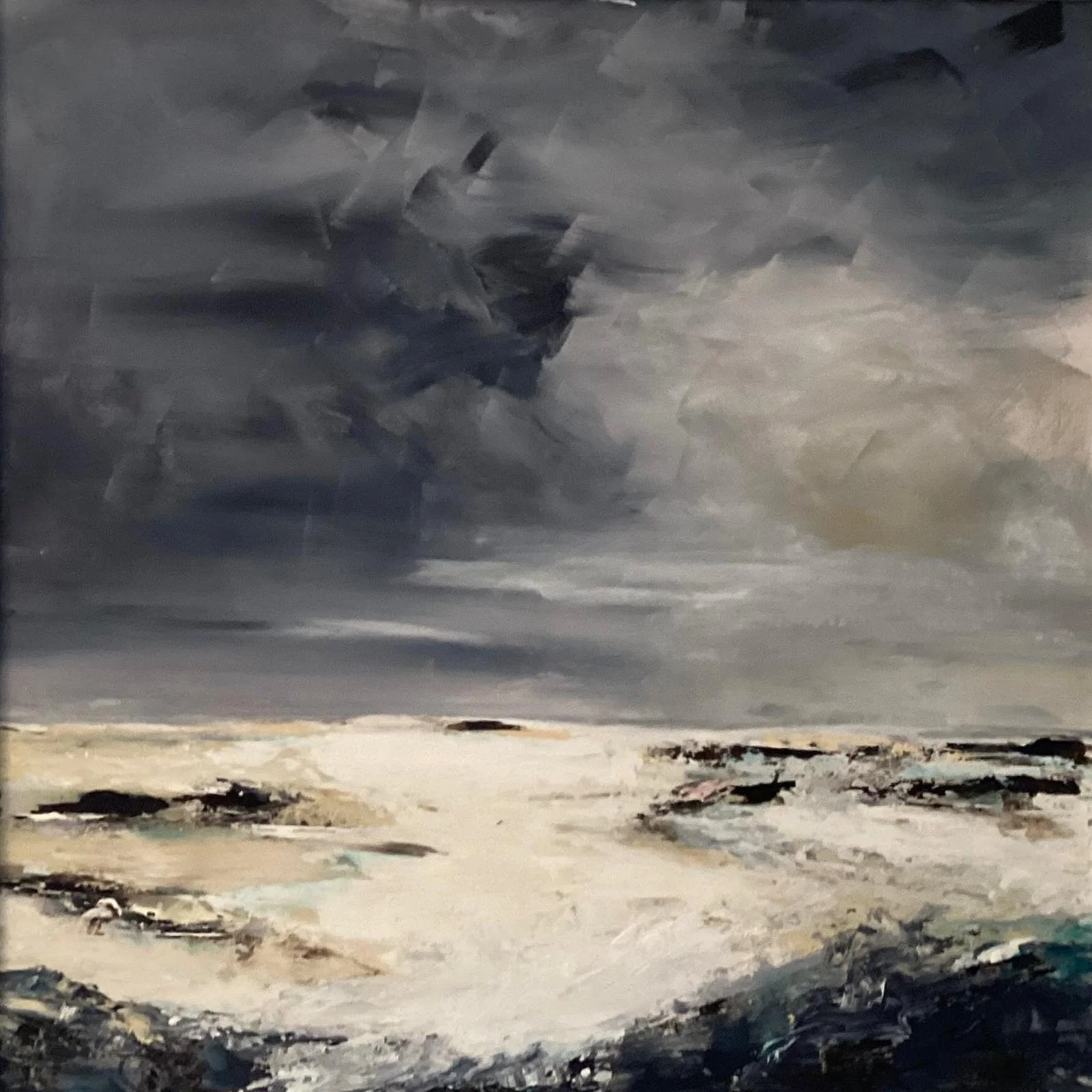 TUNDRA. Acrylic on Board. 60x60cm unframed SOLD