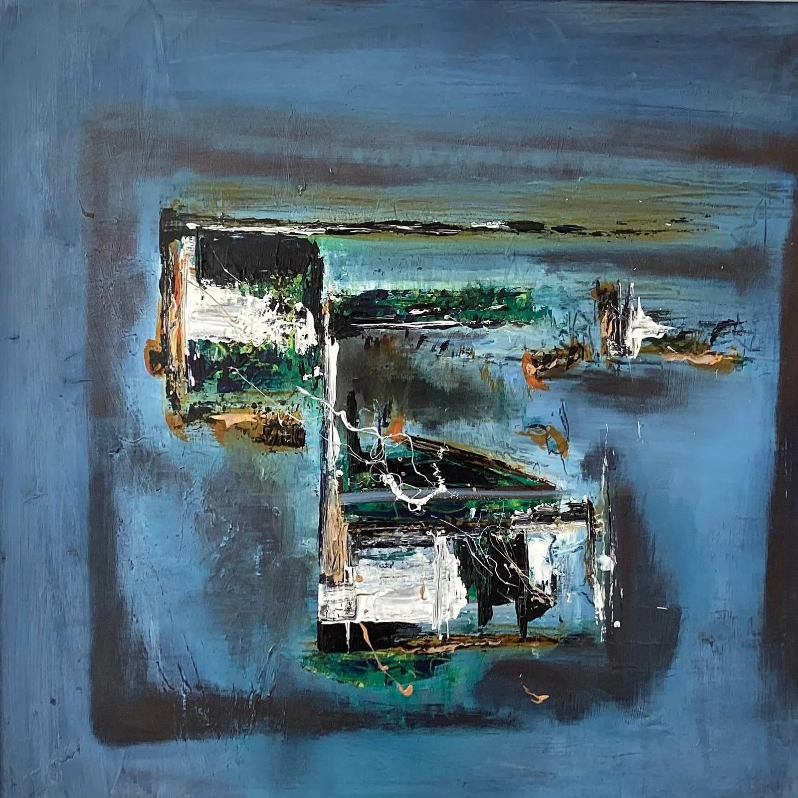 NOVA. Acrylic on Board. 60cm x 60cm unframed