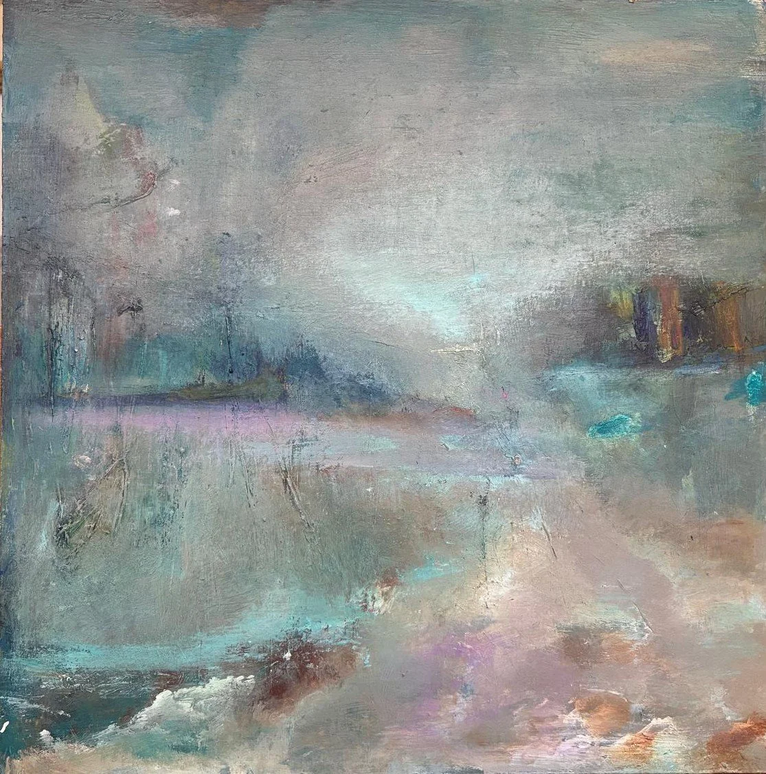 AURA. Acrylic on Board. 60cmx60cm unframed
