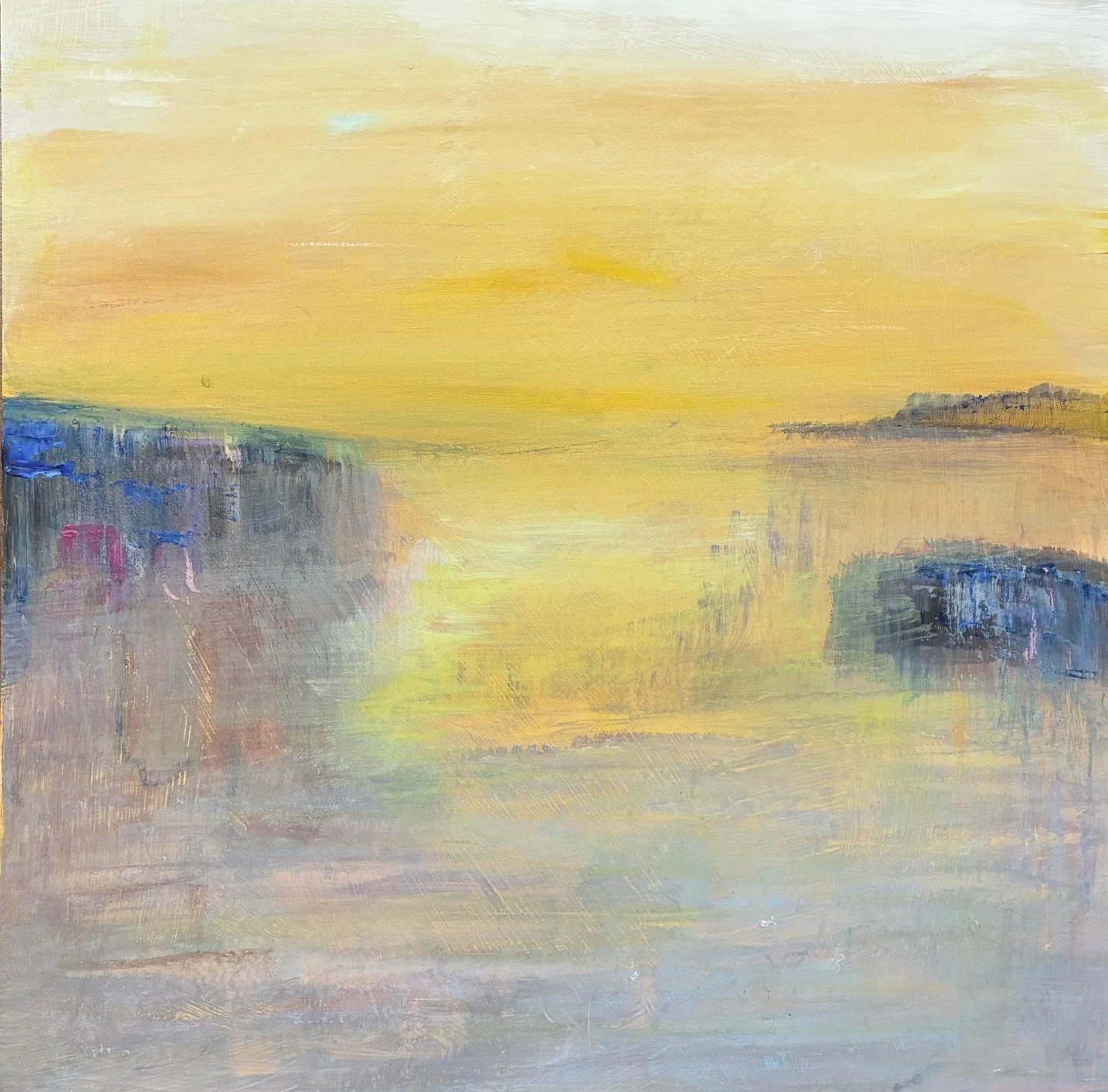 JOY. Acrylic on Board. 40cm x 40cm unframed