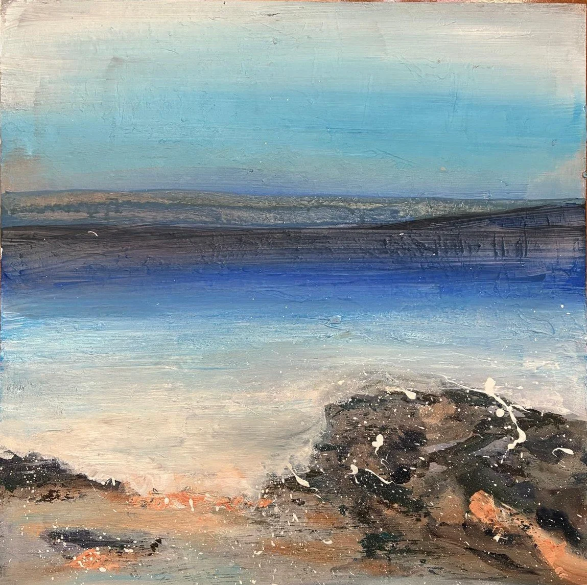 FLUME. Acrylic on Board. 40cm x 40cm unframed