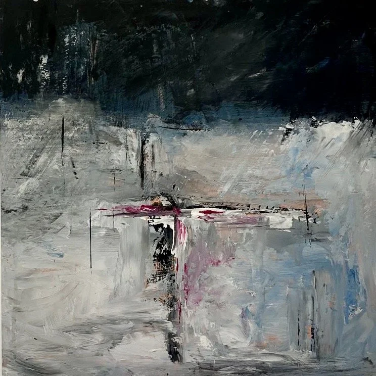 GROUNDED. Acrylic on Board. 40cm x 40cm unframed