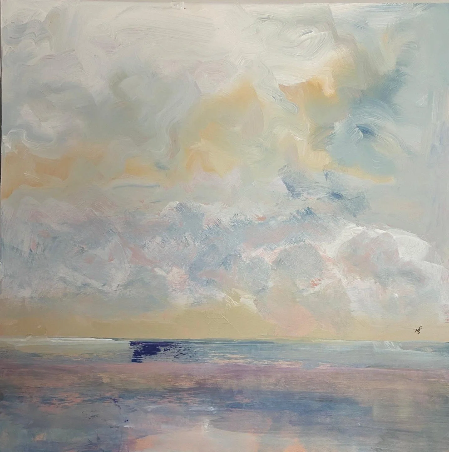 CANDYFLOSS. Acrylic on Board. 60cmx60cm unframed