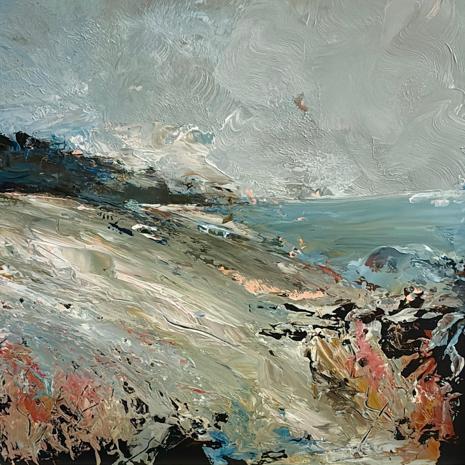 BELLOW. Acrylic on Board. 40cm x 40cm unframed SOLD