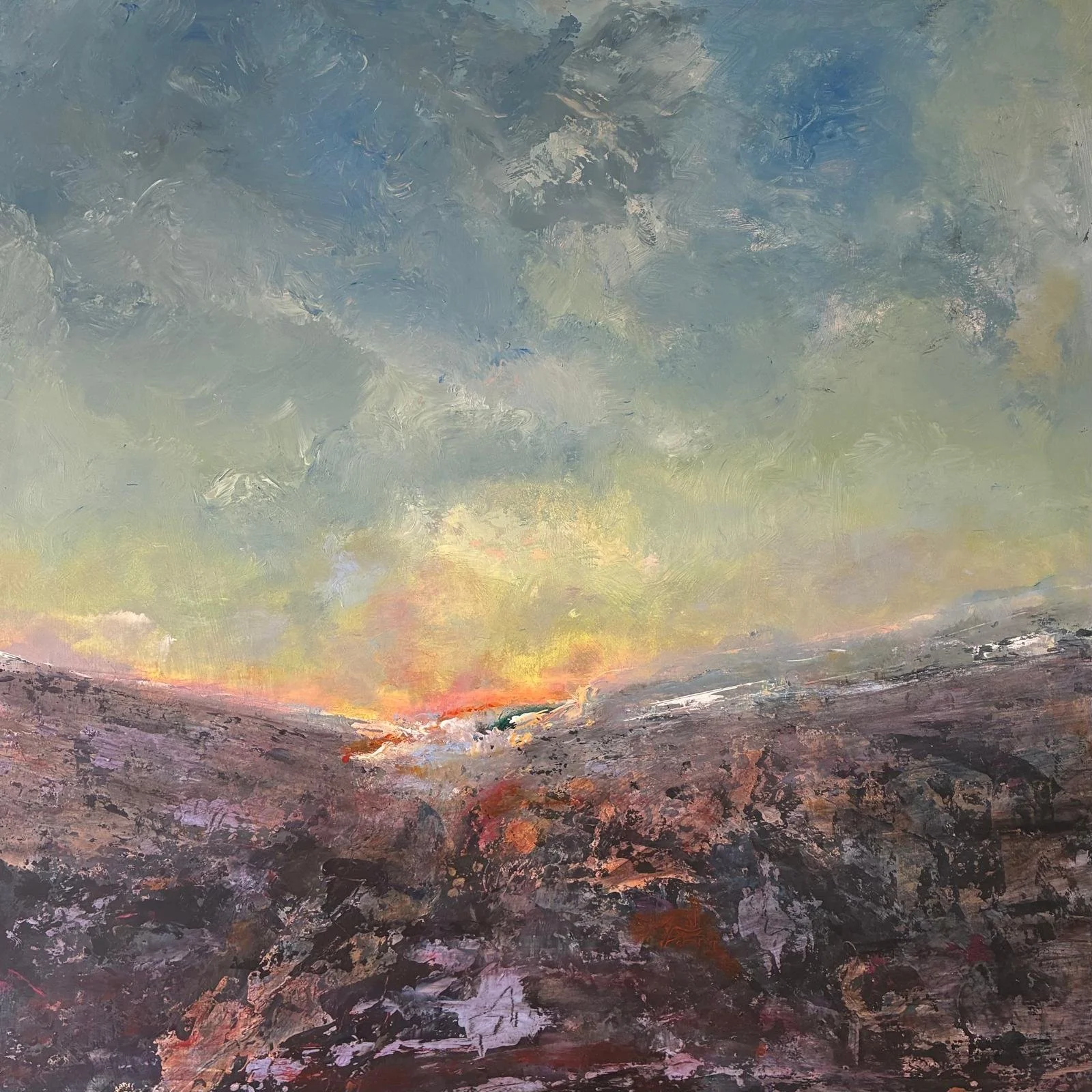 FLARE. Acrylic on Board. 60cm x 60cm unframed