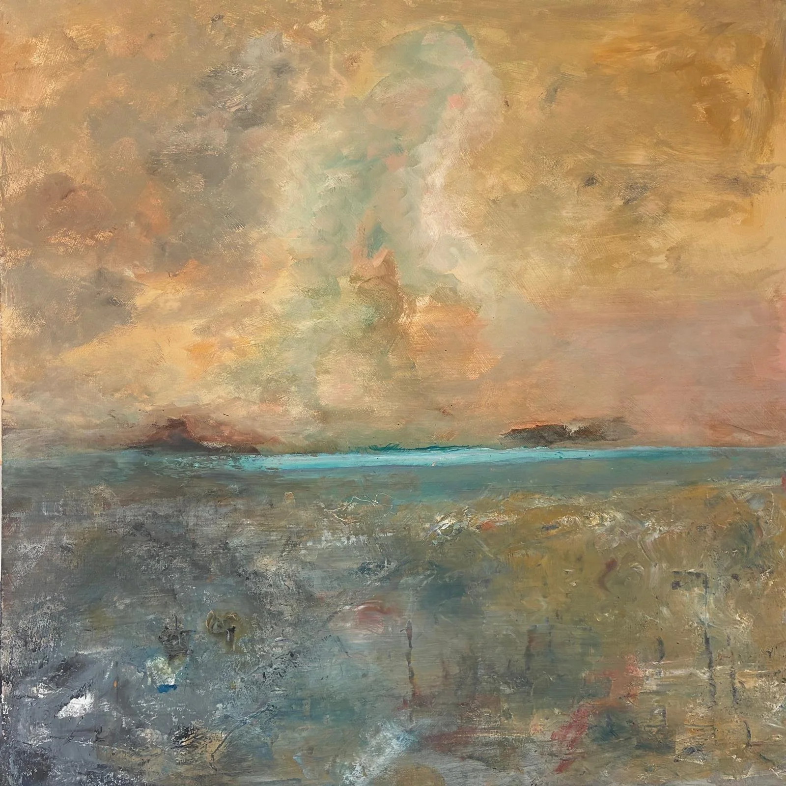 BEAM. Acrylic on Board. 60cm x 60cm unframed