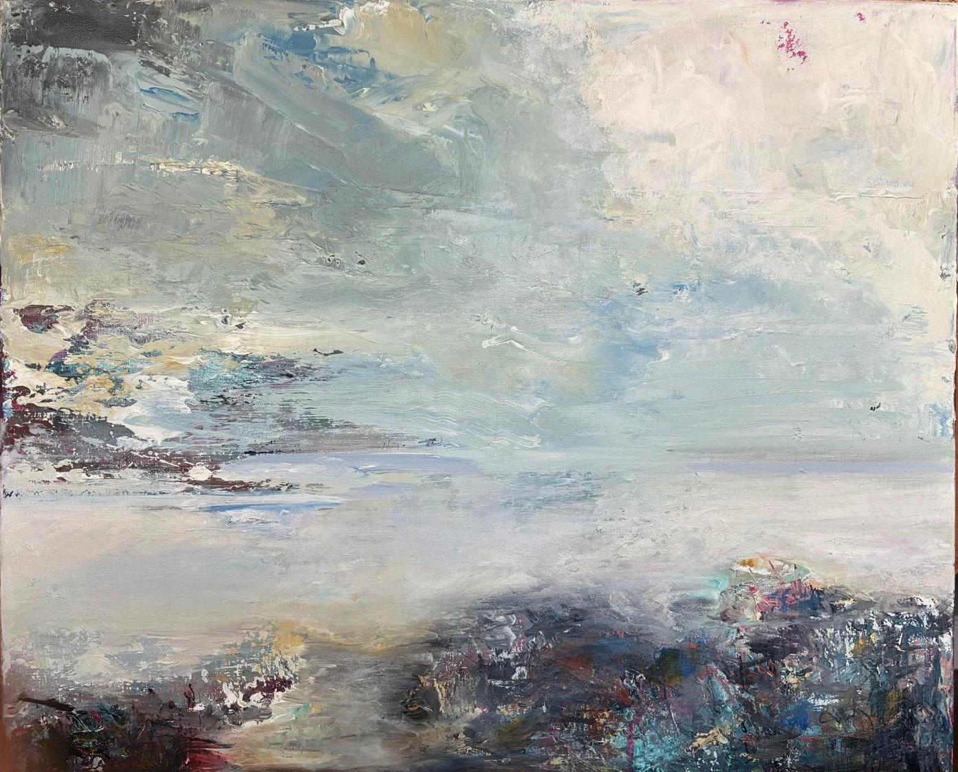 MIST. Acrylic on Canvas. 60cm x 46cm unframed