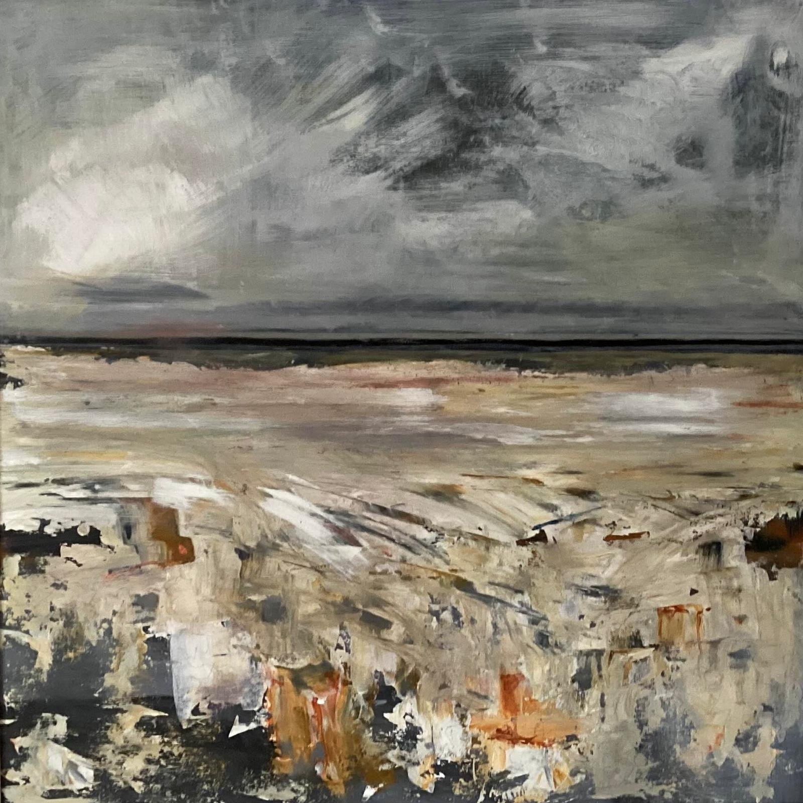 FORESHORE. Acrylic on Board. 60cm x 60cm unframed