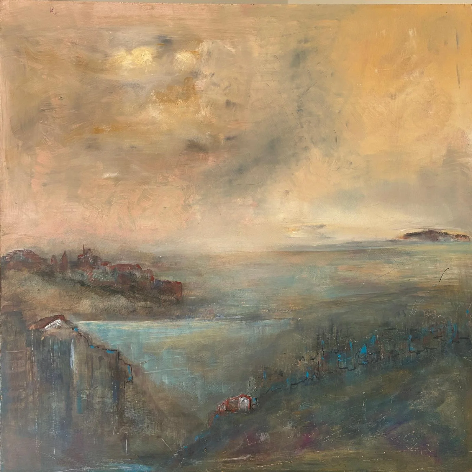 REFUGE. Acrylic on Board. 60cmx60cm SOLD
