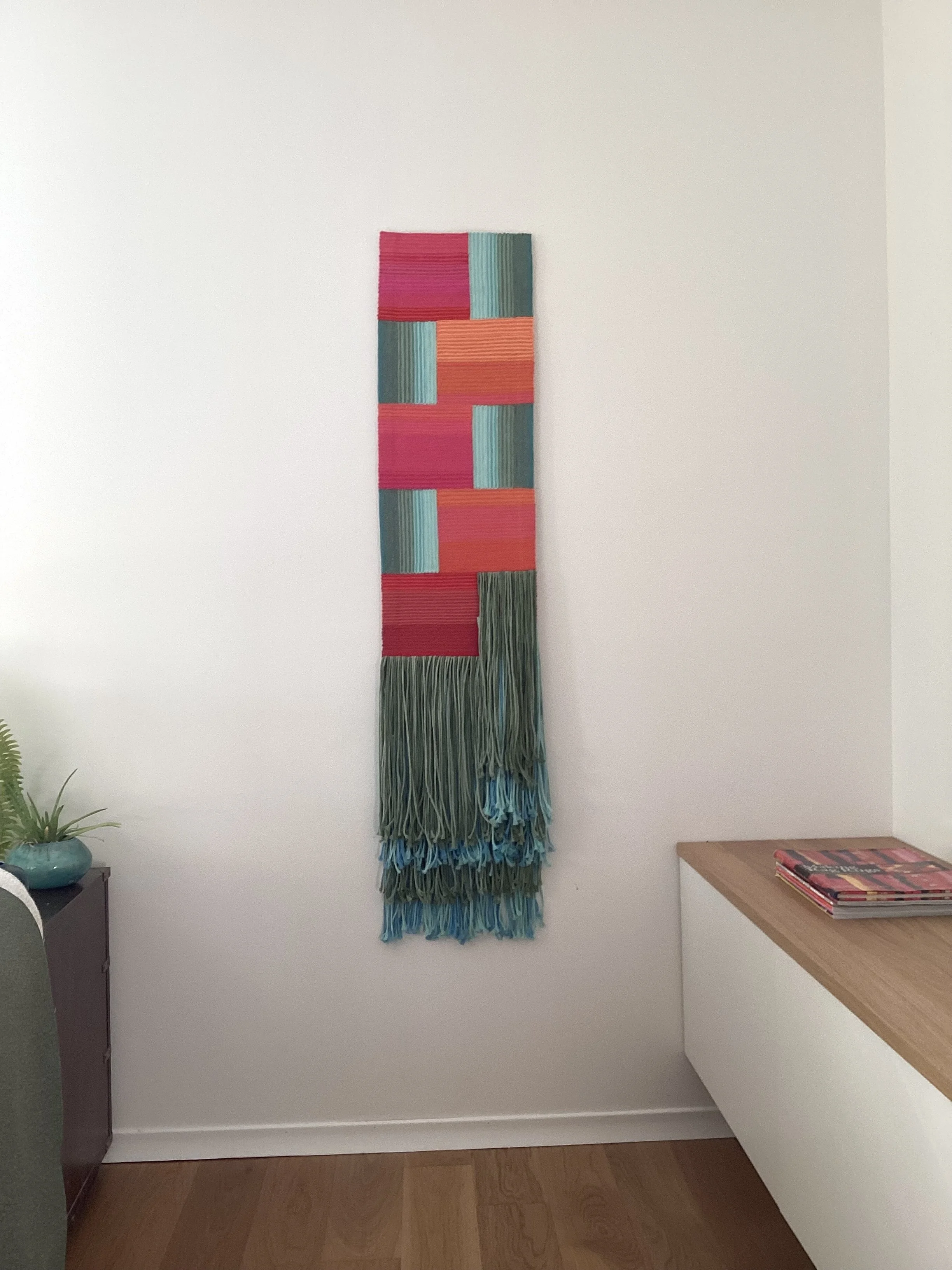 Woven sky  12”W x55”L