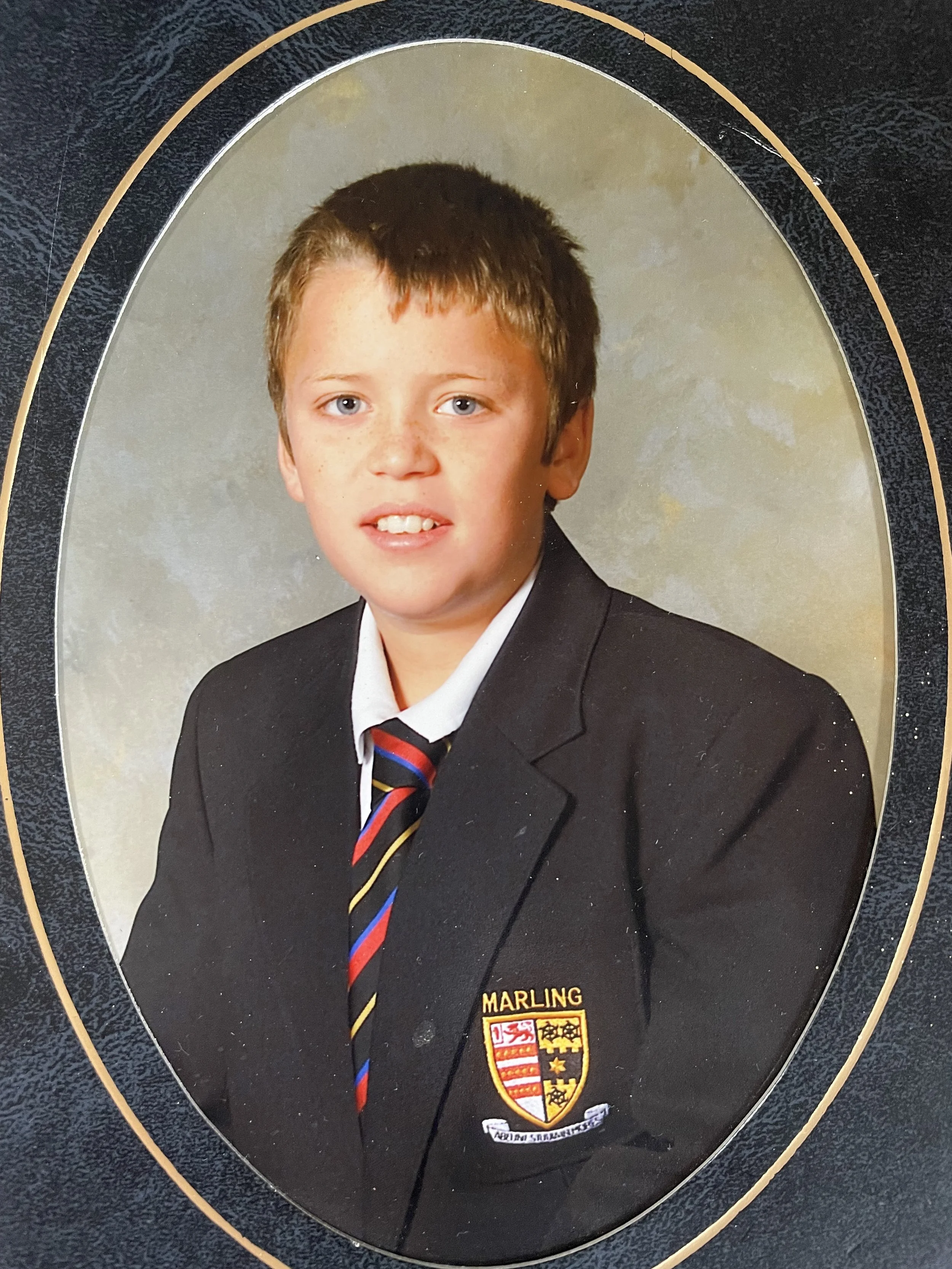 Ben Brimley in his first year at Marling School