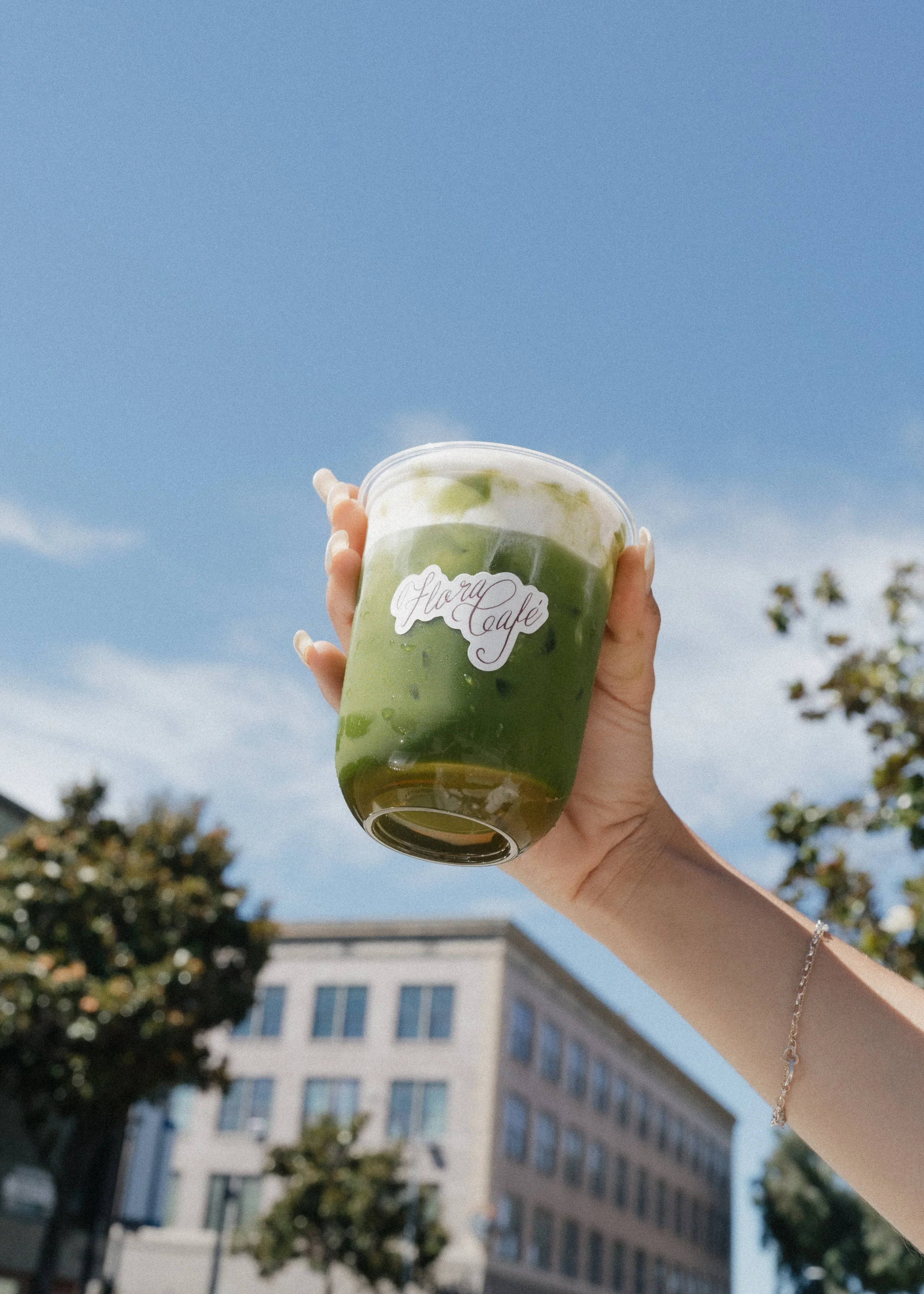  Seasonal Special.  Coconut Cloud Matcha  