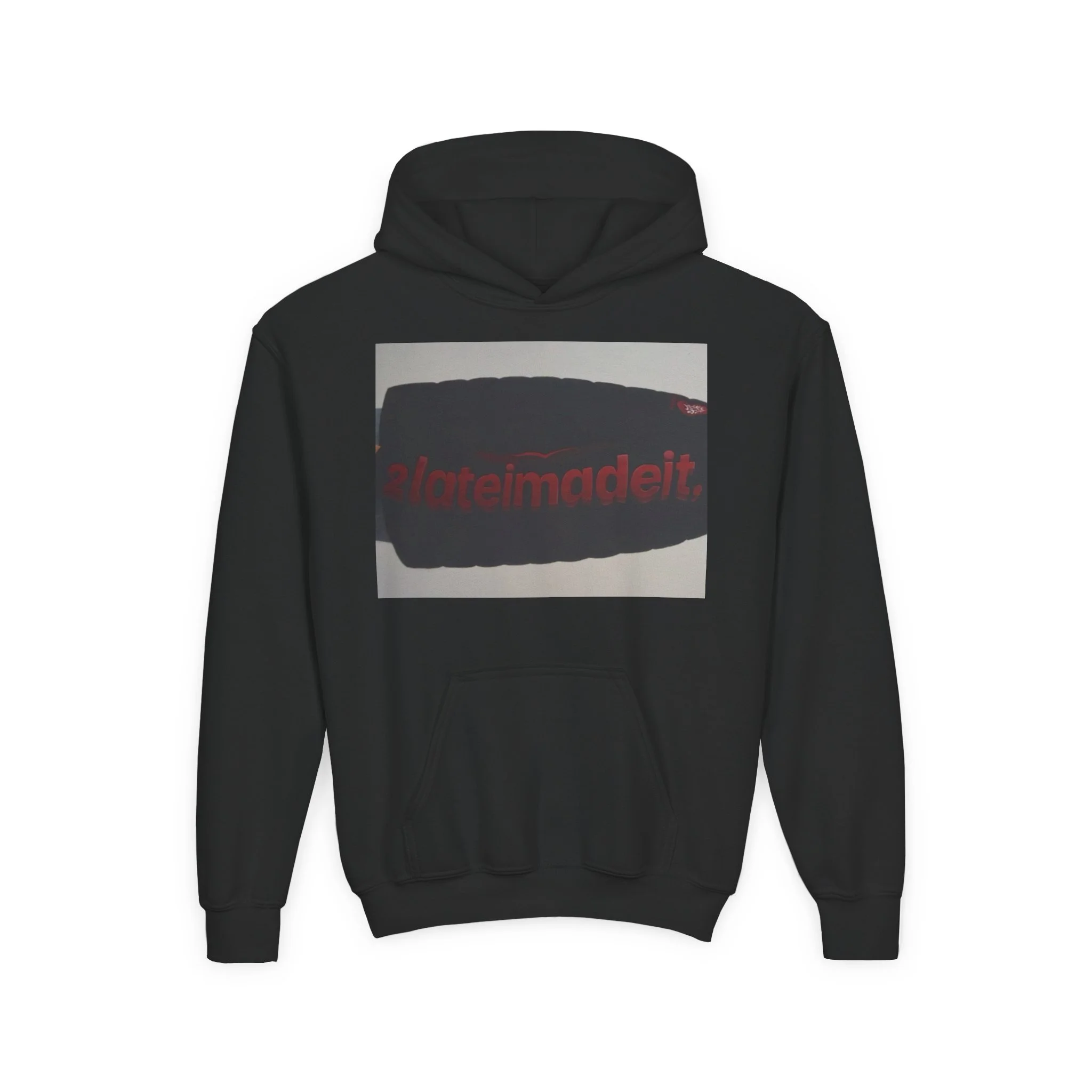 2:Late-iMadeit.®  Youth Heavy Blend Hoodie