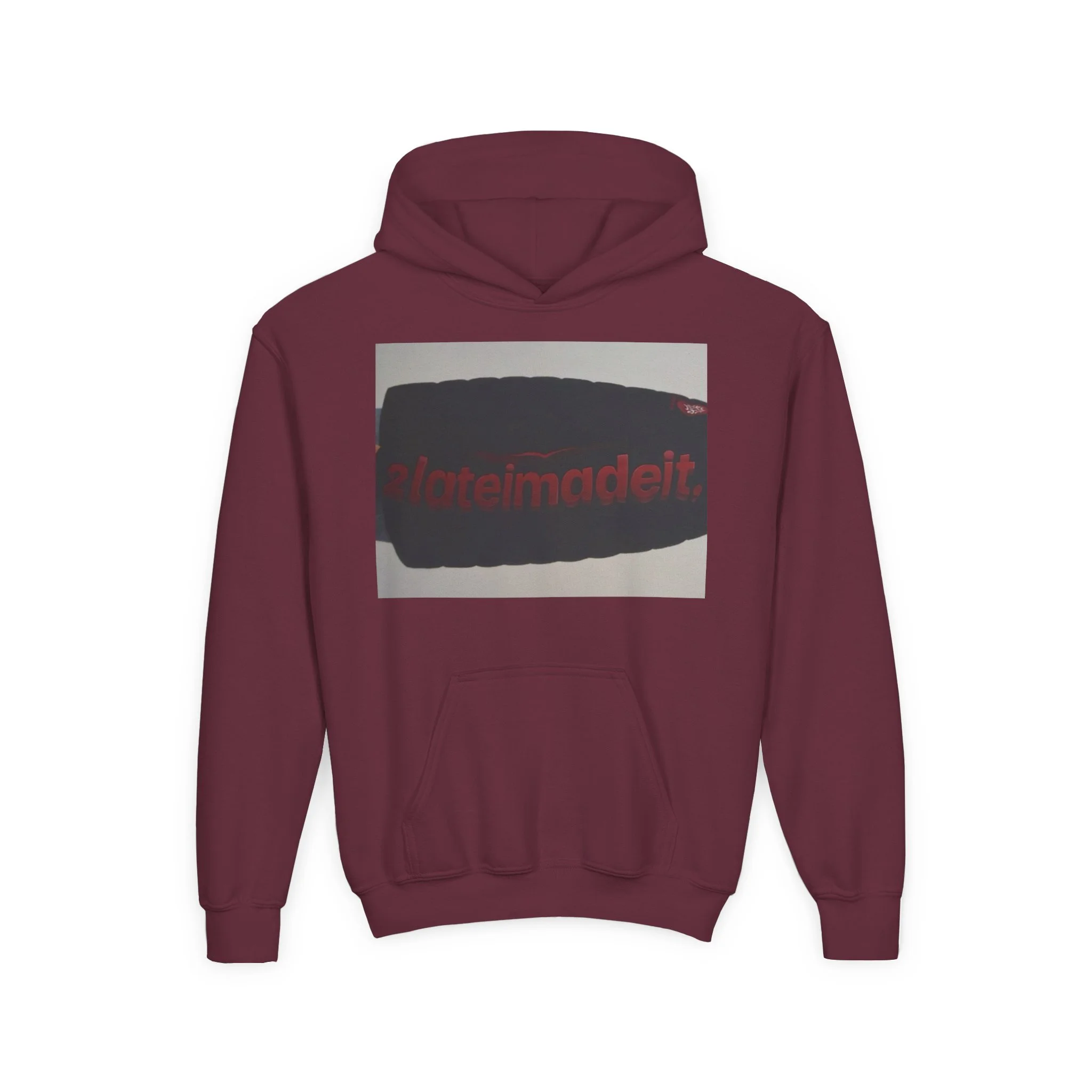 2:Late-iMadeit.®  Youth Heavy Blend Hoodie