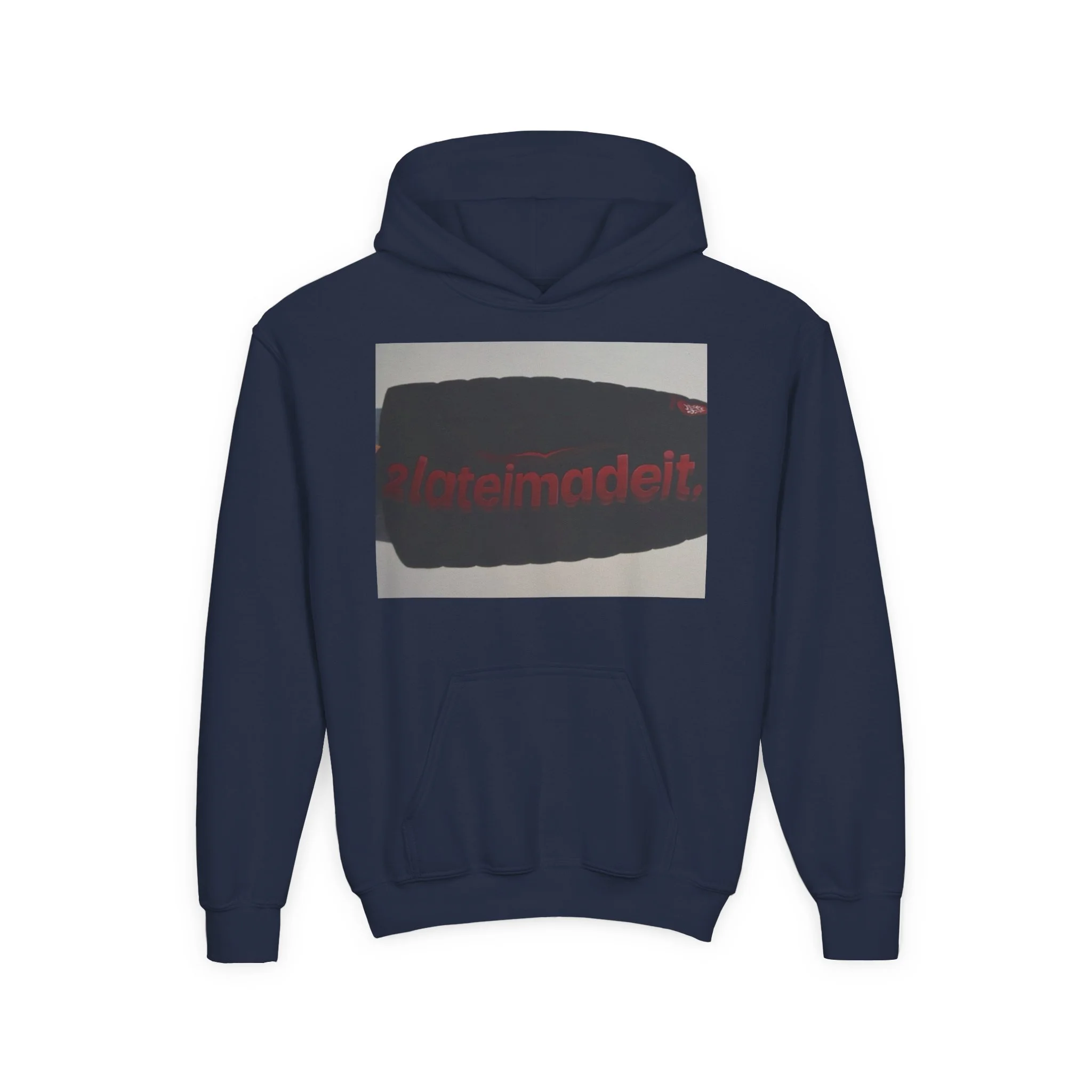 2:Late-iMadeit.®  Youth Heavy Blend Hoodie