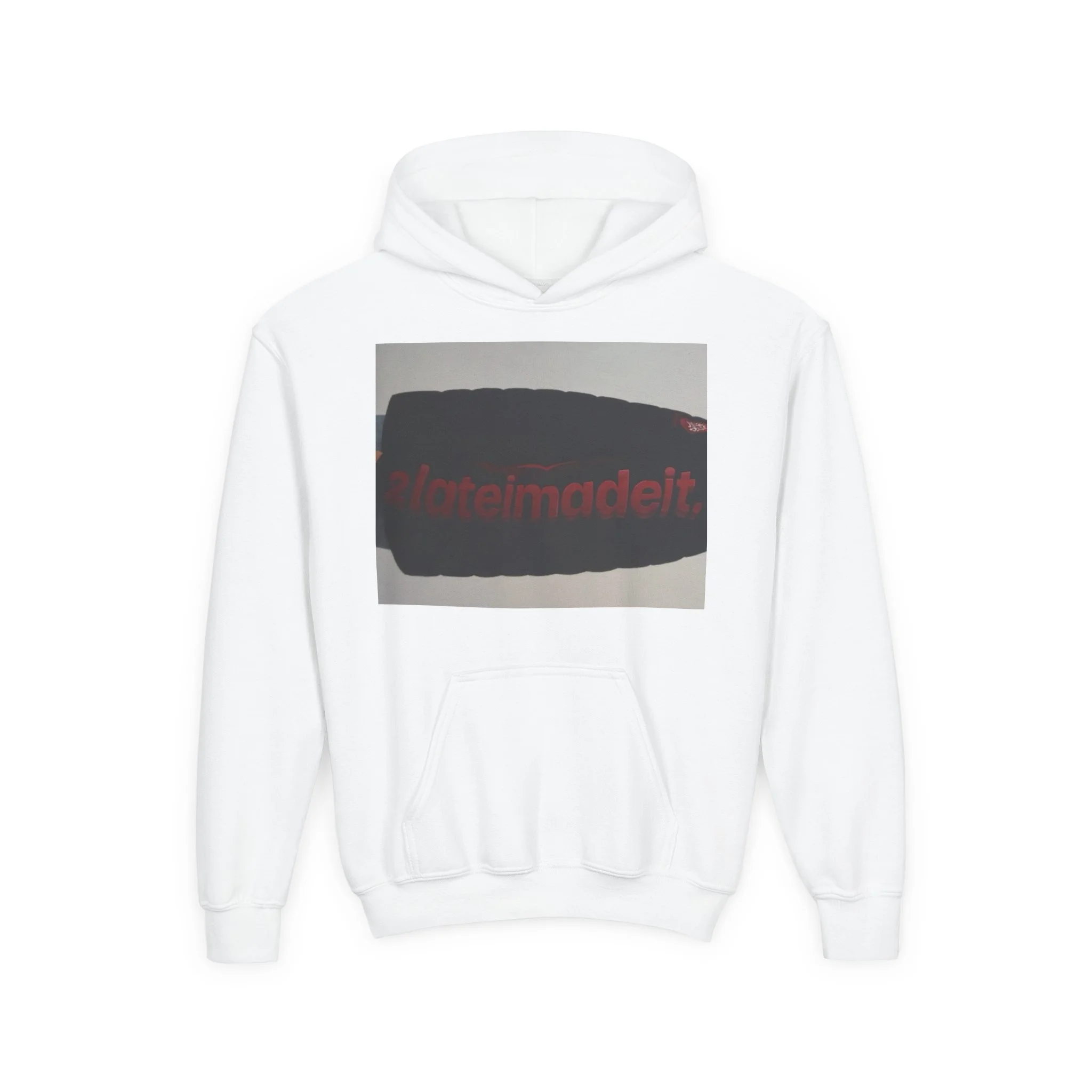 2LateiMadeit.®  Youth Heavy Blend Hoodie