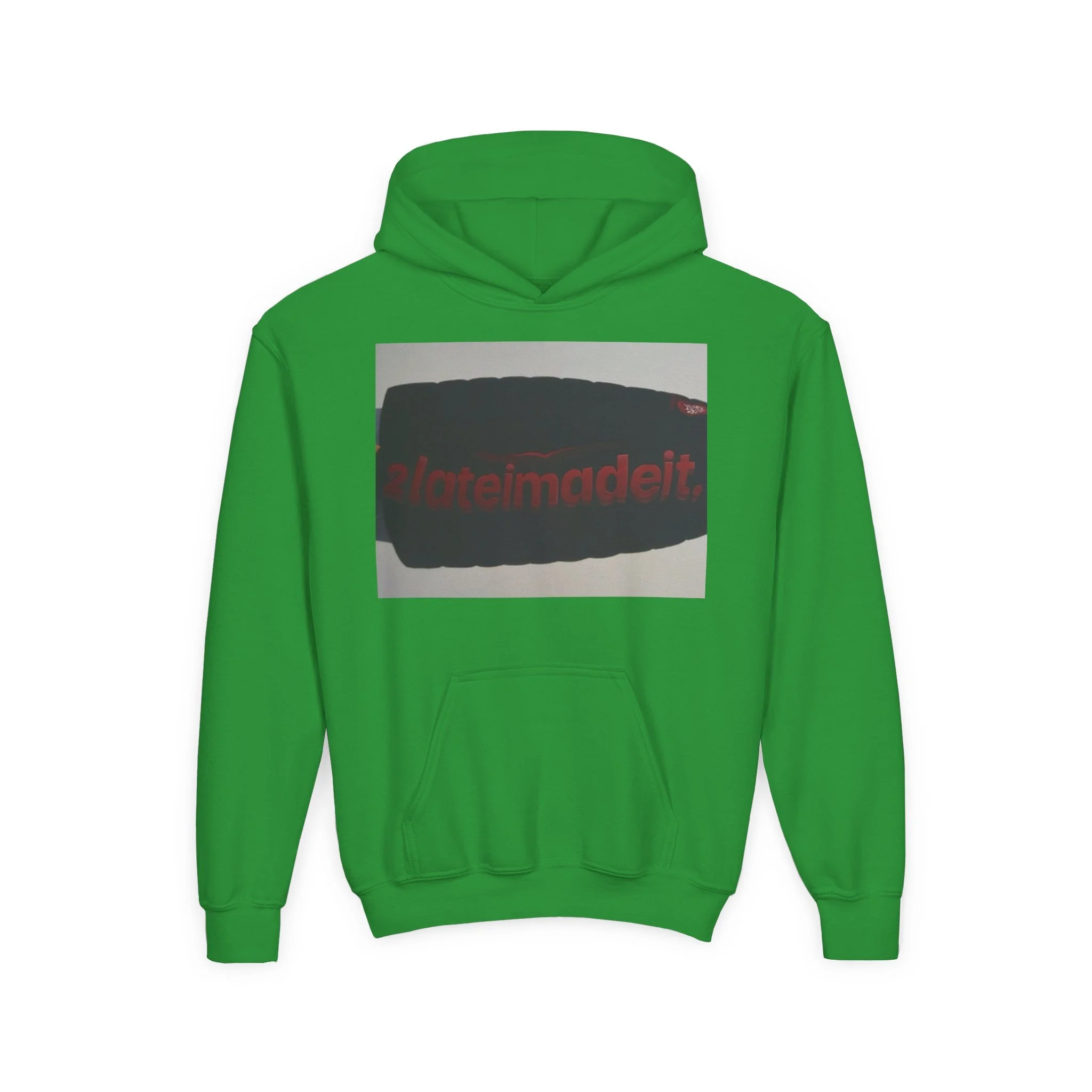 2LateiMadeit.®  Youth Heavy Blend Hoodie