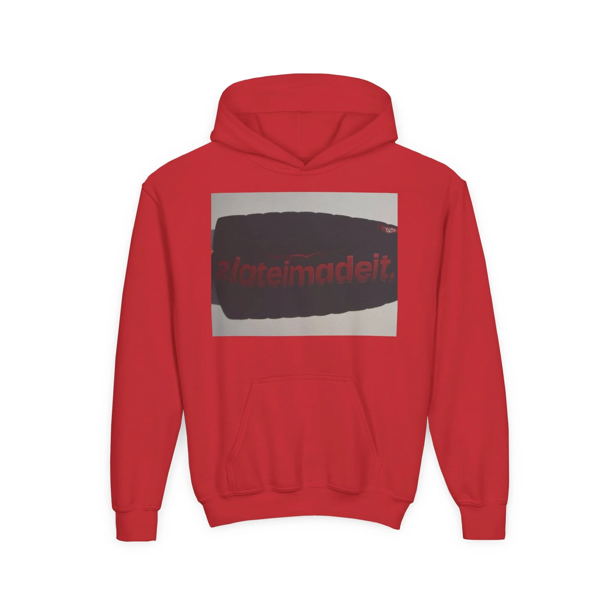 2LateiMadeit.®  Youth Heavy Blend Hoodie
