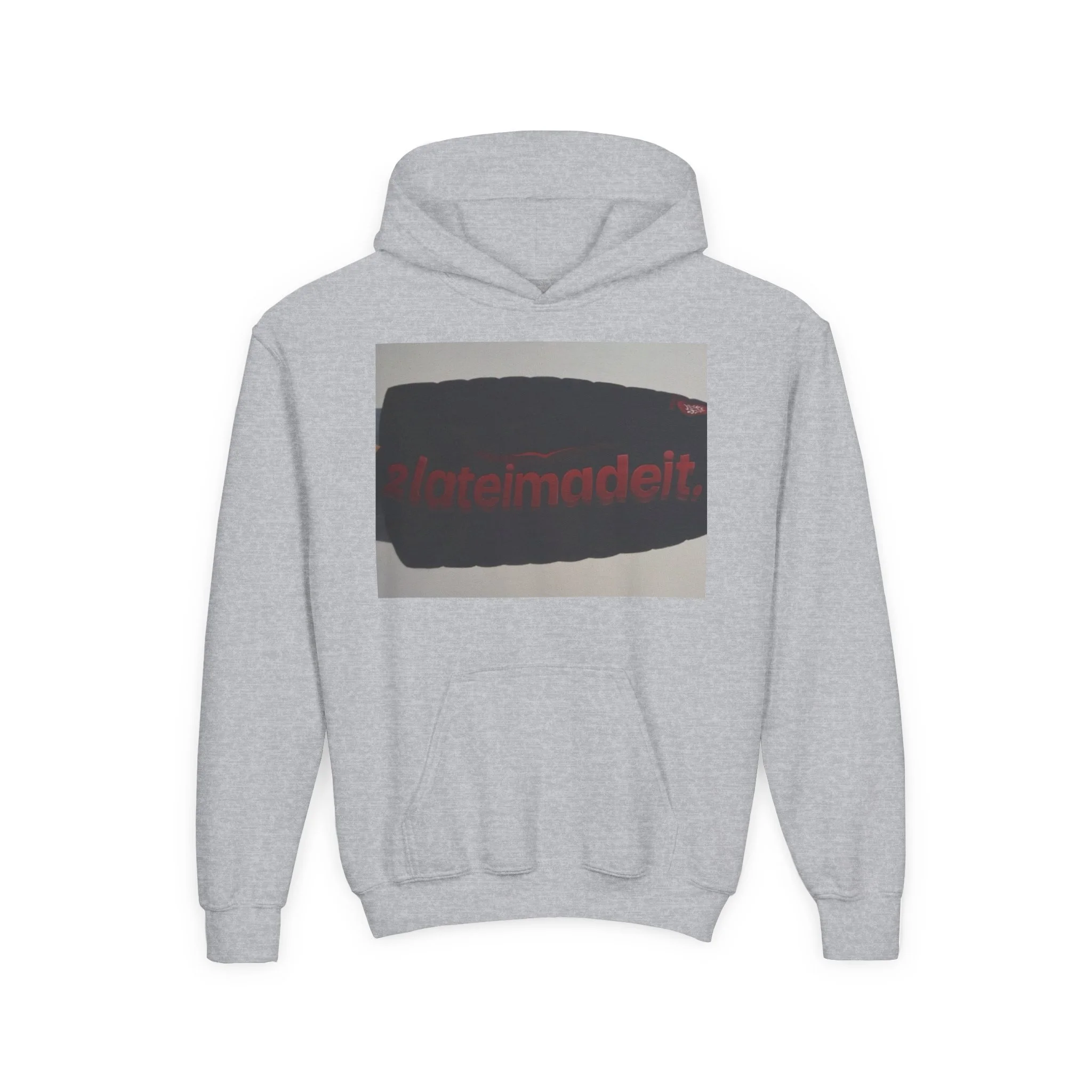 2LateiMadeit.®  Youth Heavy Blend Hoodie