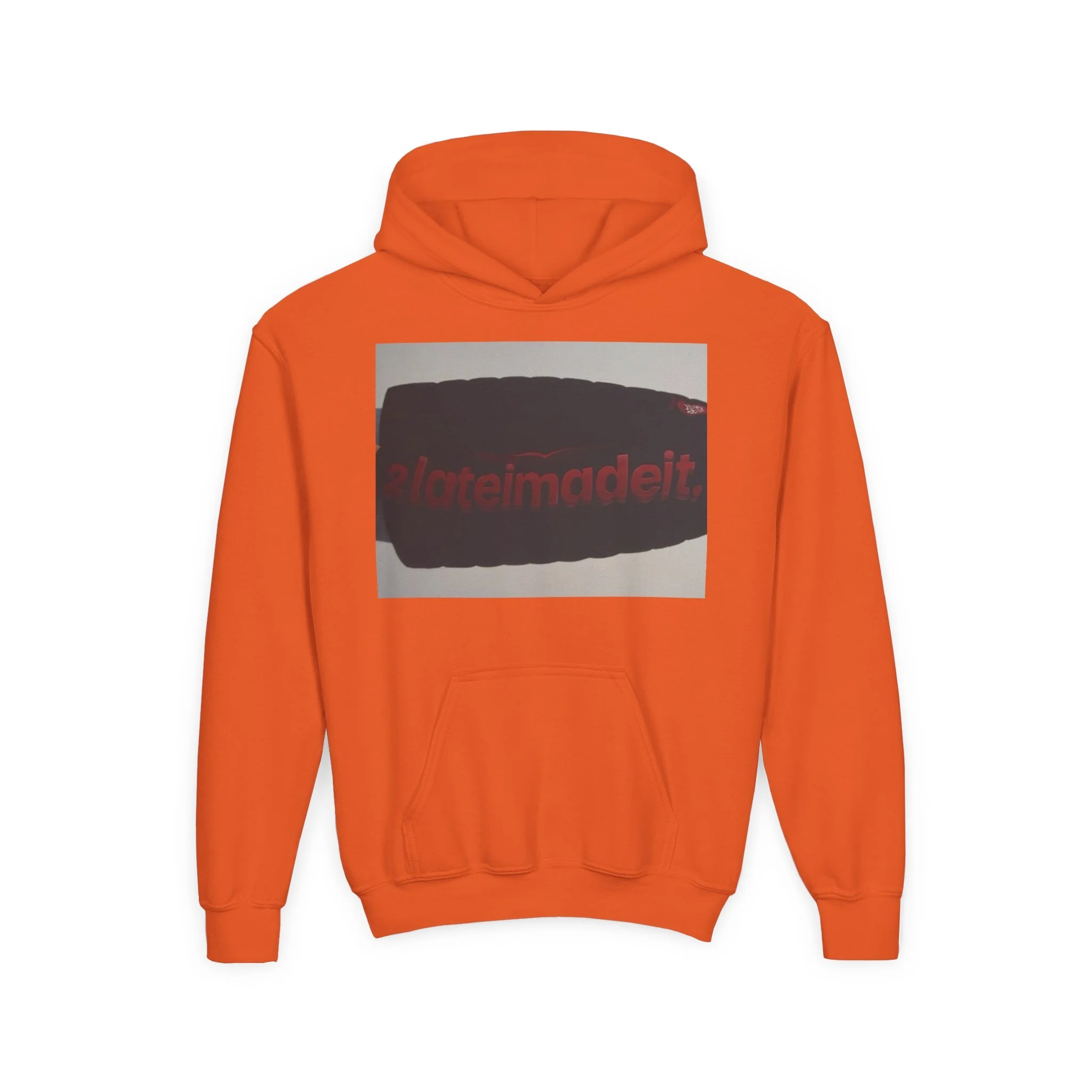 2LateiMadeit.®  Youth Heavy Blend Hoodie