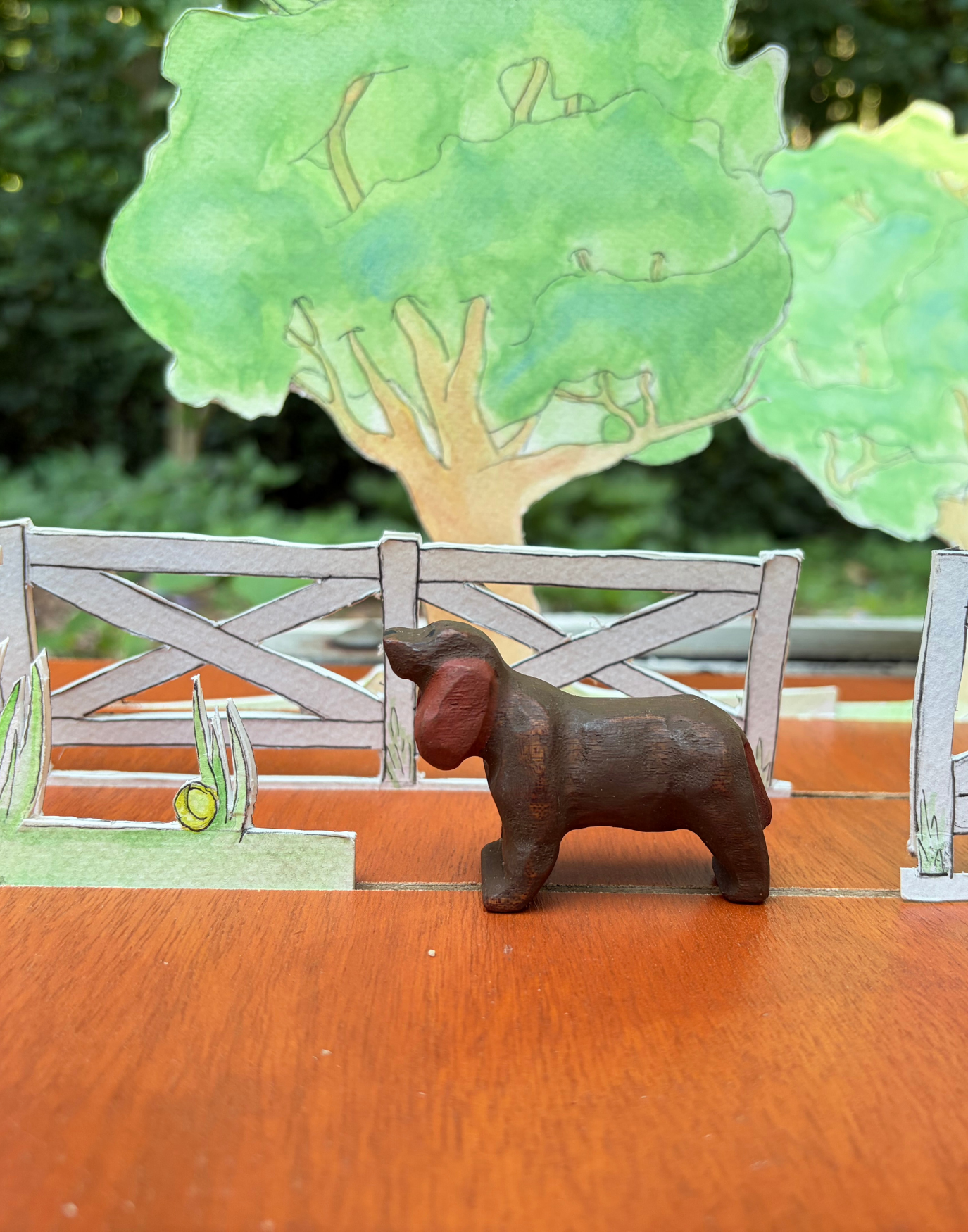 Brown and Red Spaniel