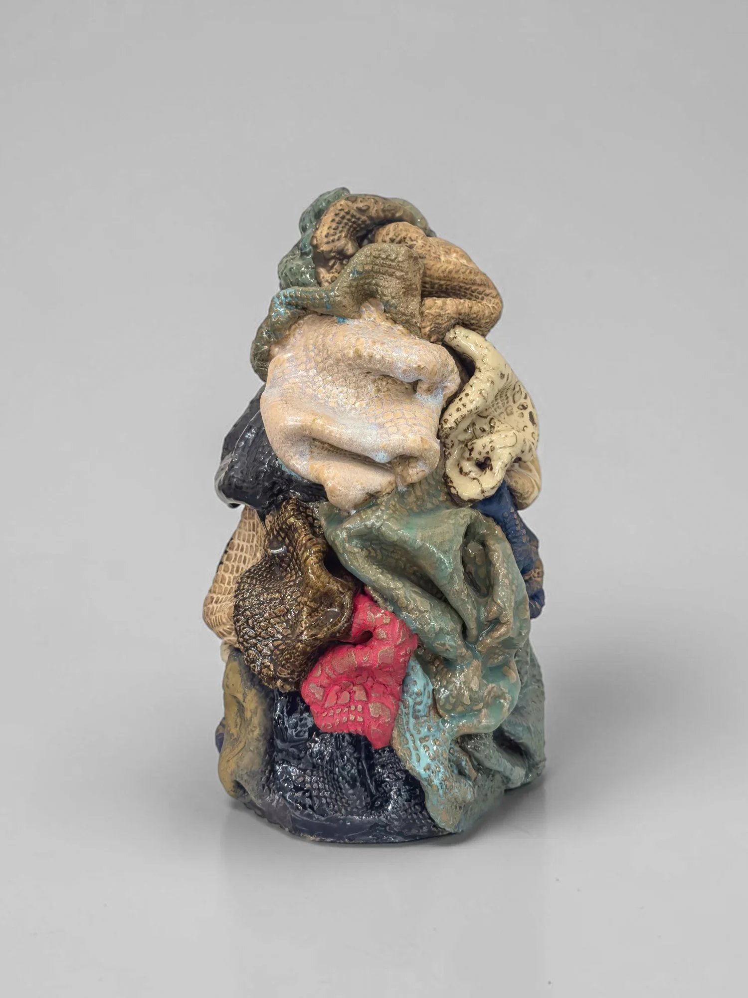 Illusion of Softness II, 2026 
17 x 8 x 8 in, Stoneware, glaze 