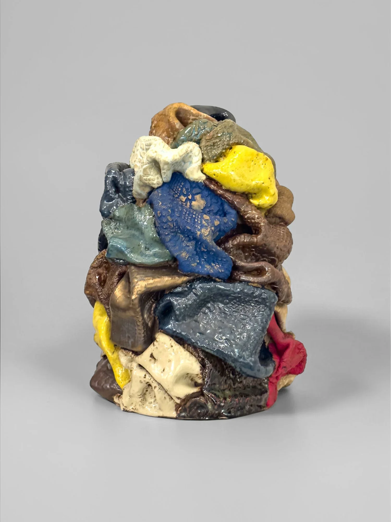 Illusion of Softness I, 2026 
14 x 9 x 9 in, Stoneware, glaze 