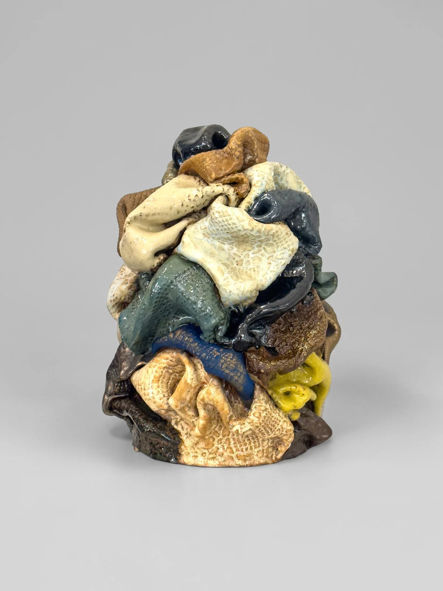 Illusion of Softness I, 2026 
14 x 9 x 9 in, Stoneware, glaze 