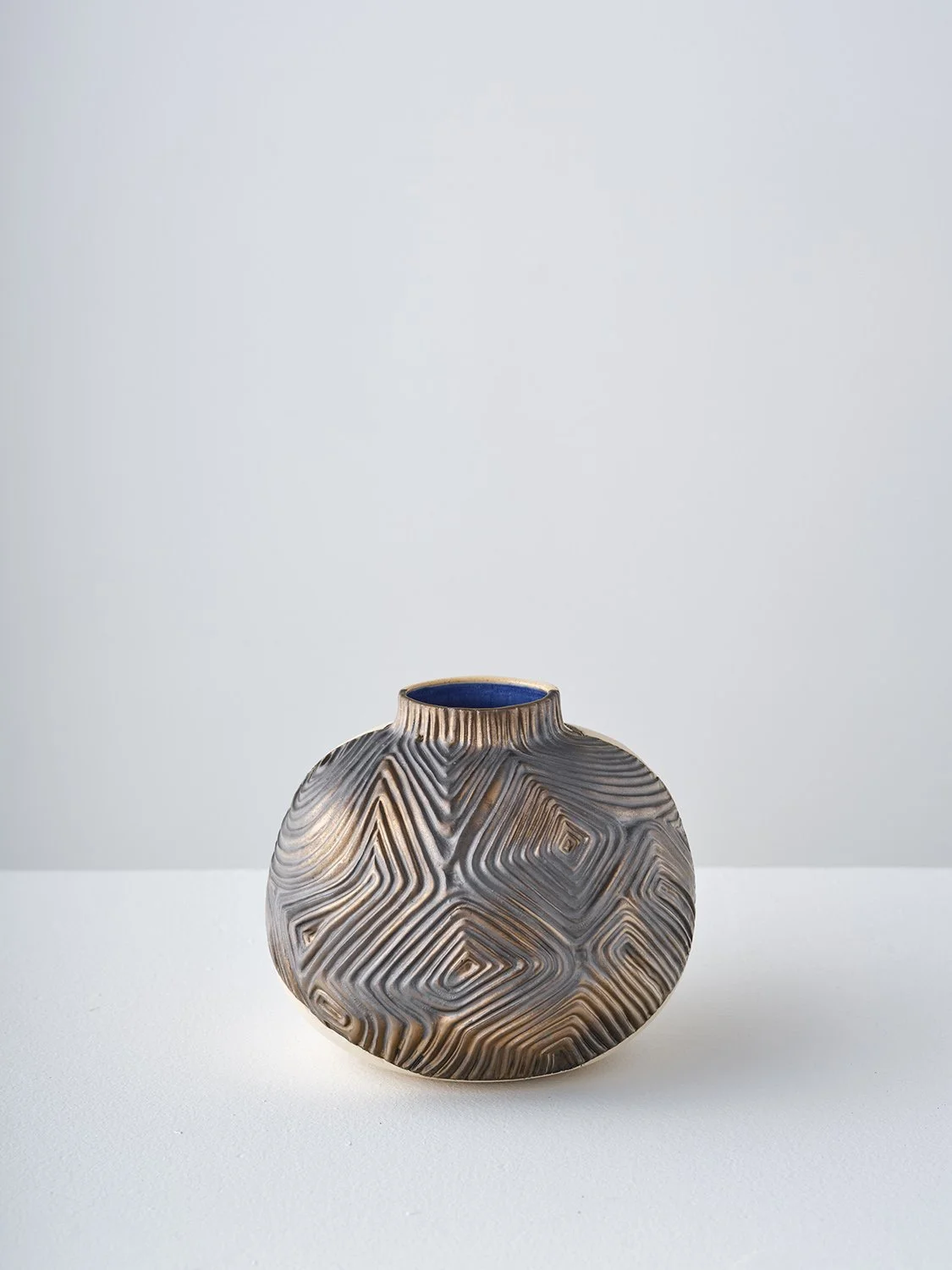 Half/Half IV 2026 (back)  
7 x 7.5 x 7.5 in Stoneware, glaze 