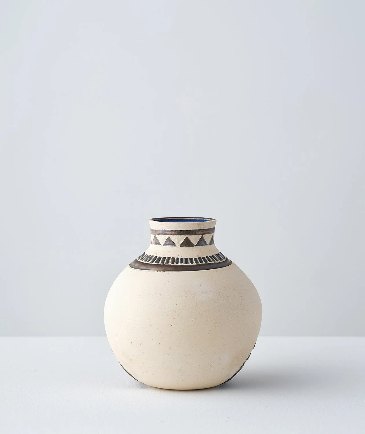 Half/Half III 2026 (front)  
8 x 7 x 7 in Terracotta, glaze
