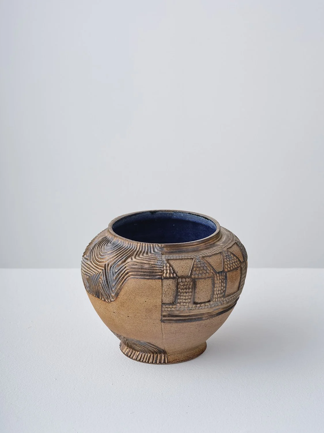 Half/Half VI 2026 (side)  
6.5 x 9 x 9 in  Stoneware, glaze 