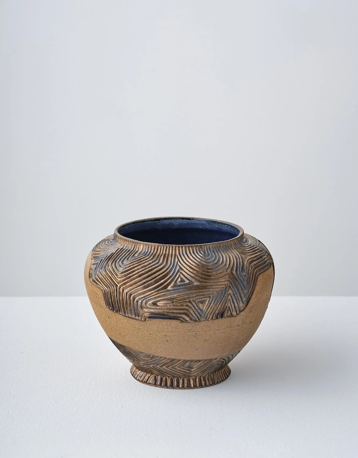 Half/Half VI 2026 (back)  
6.5 x 9 x 9 in  Stoneware, glaze 