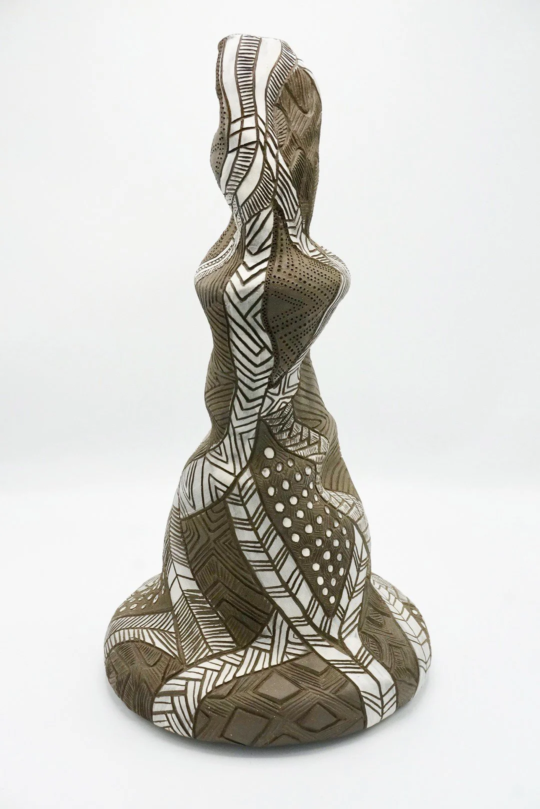 Surma 2018  
20 x 12 in,
Stoneware, Slip (In Private Collection)
