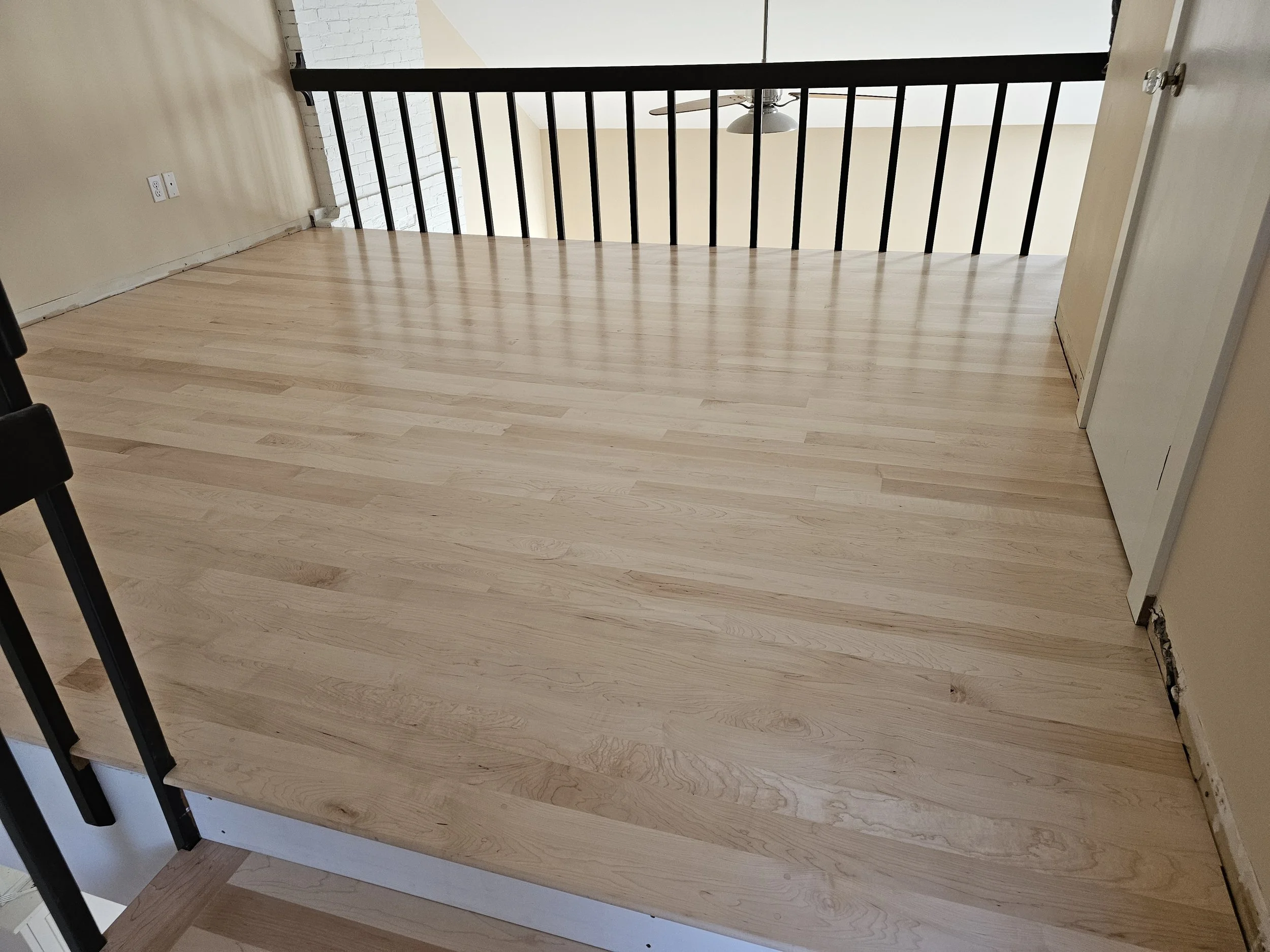 Finished loft floor area