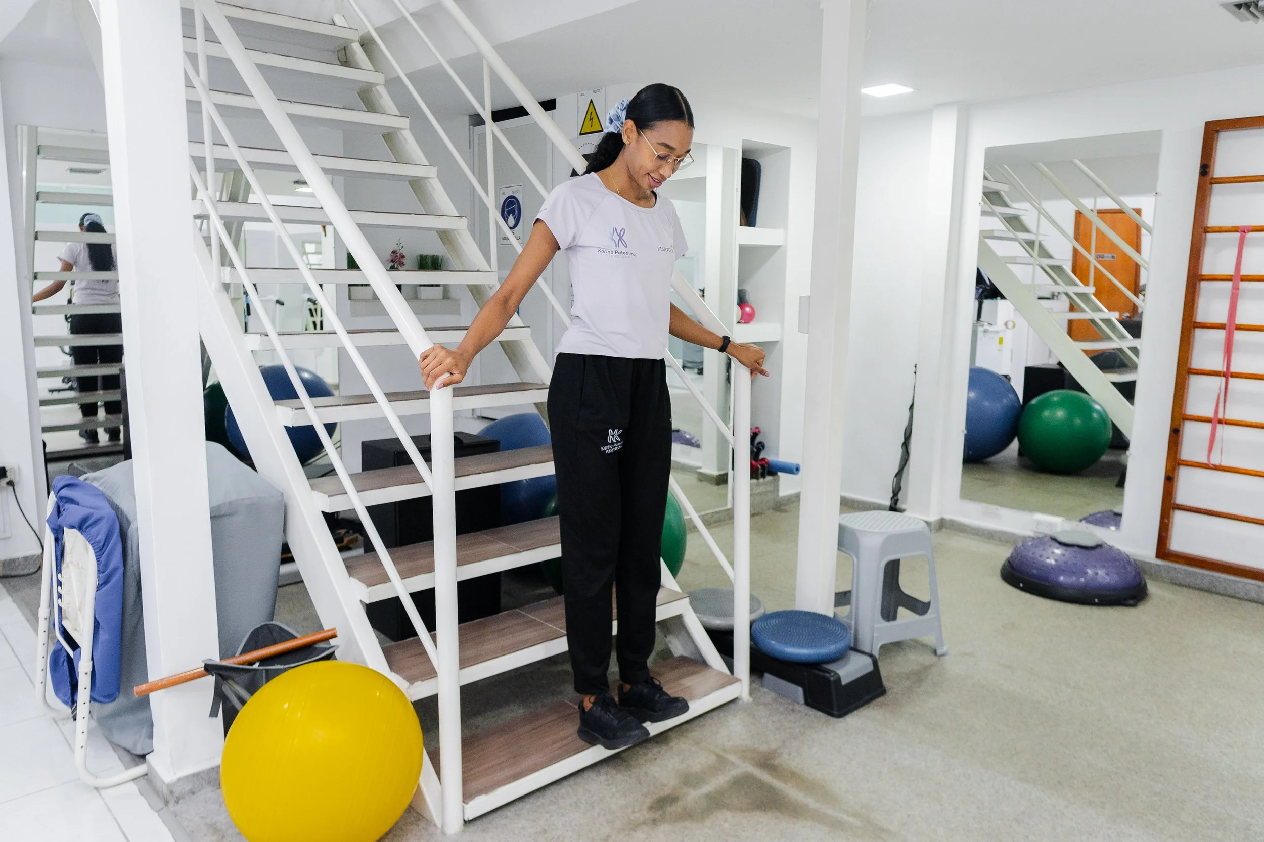 Sesión de Rehabilitación vestibular para vertigo en Karina Paternina Bienestar, Cartagena