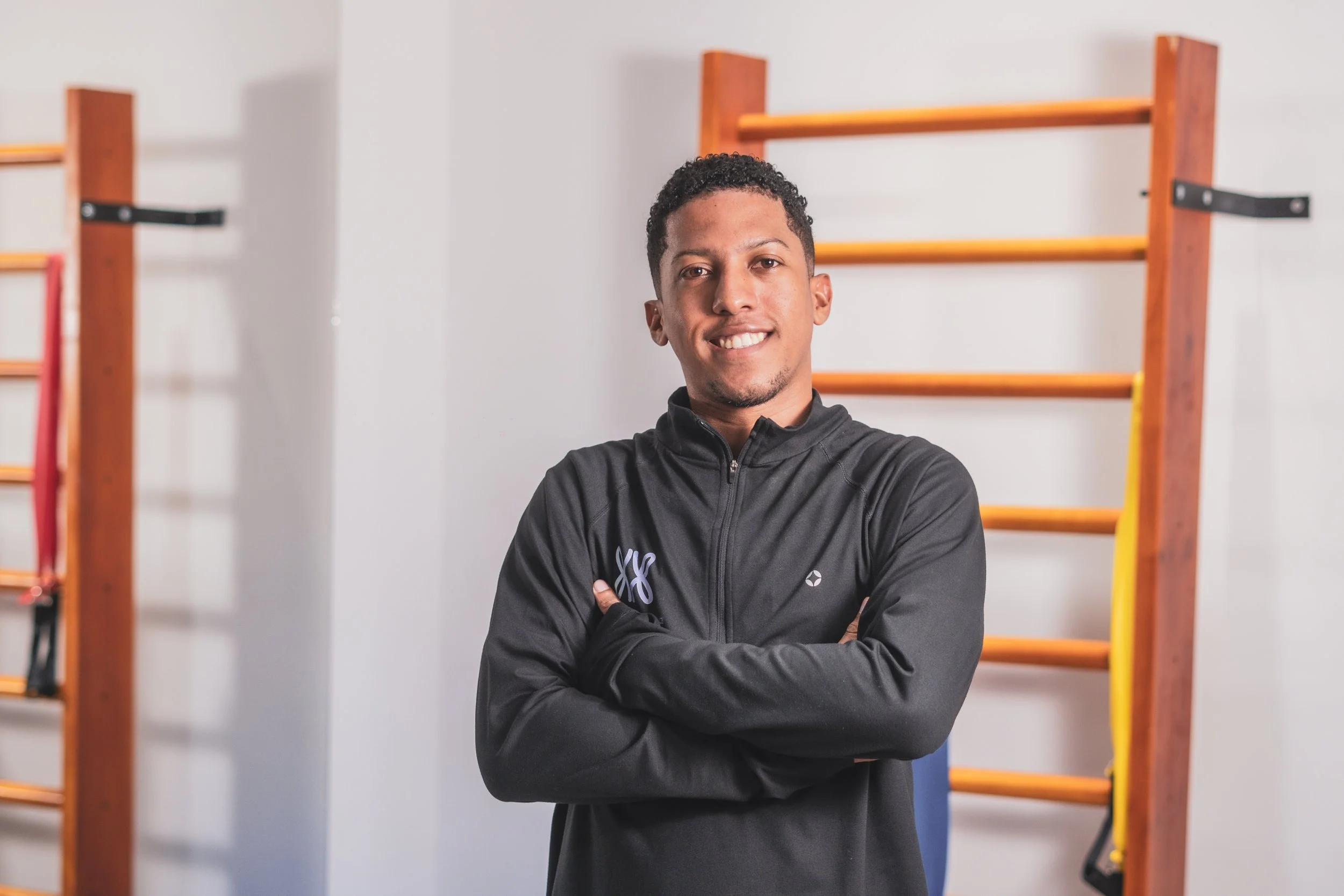 Kevin Díaz fisioterapeuta equipo Karina Paternina
