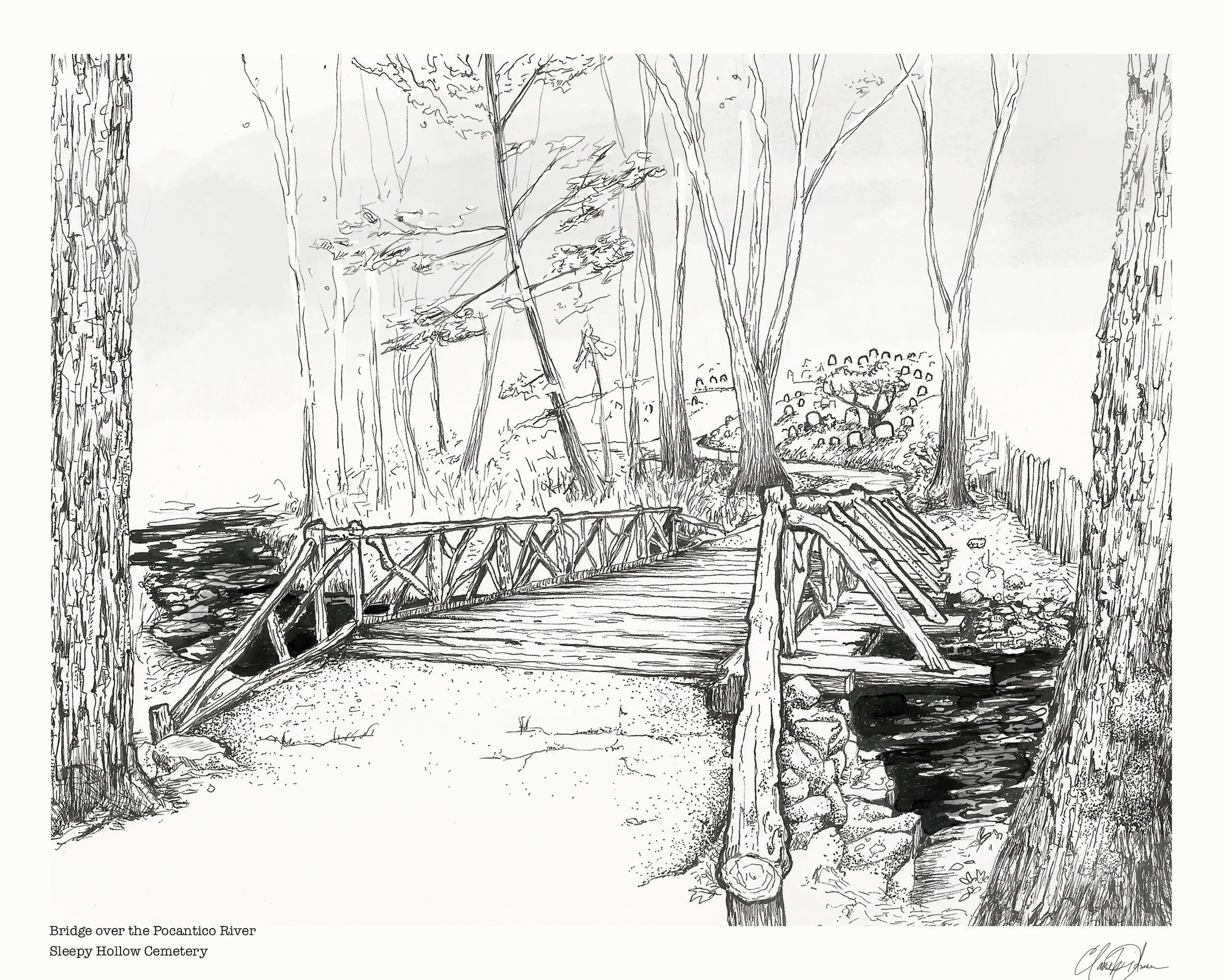 Sleepy Hollow Cemetery Bridge