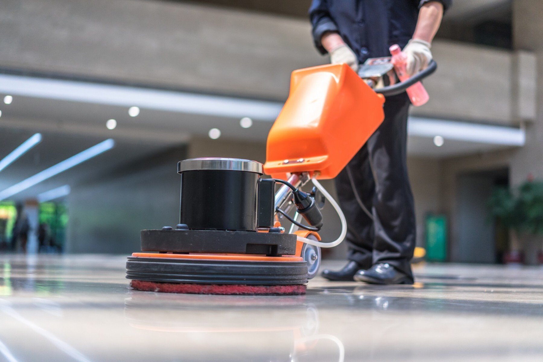 Floor Waxing & Polishing
