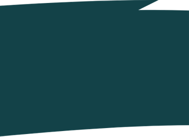 A dark teal rectangular box with a white circular object on top.