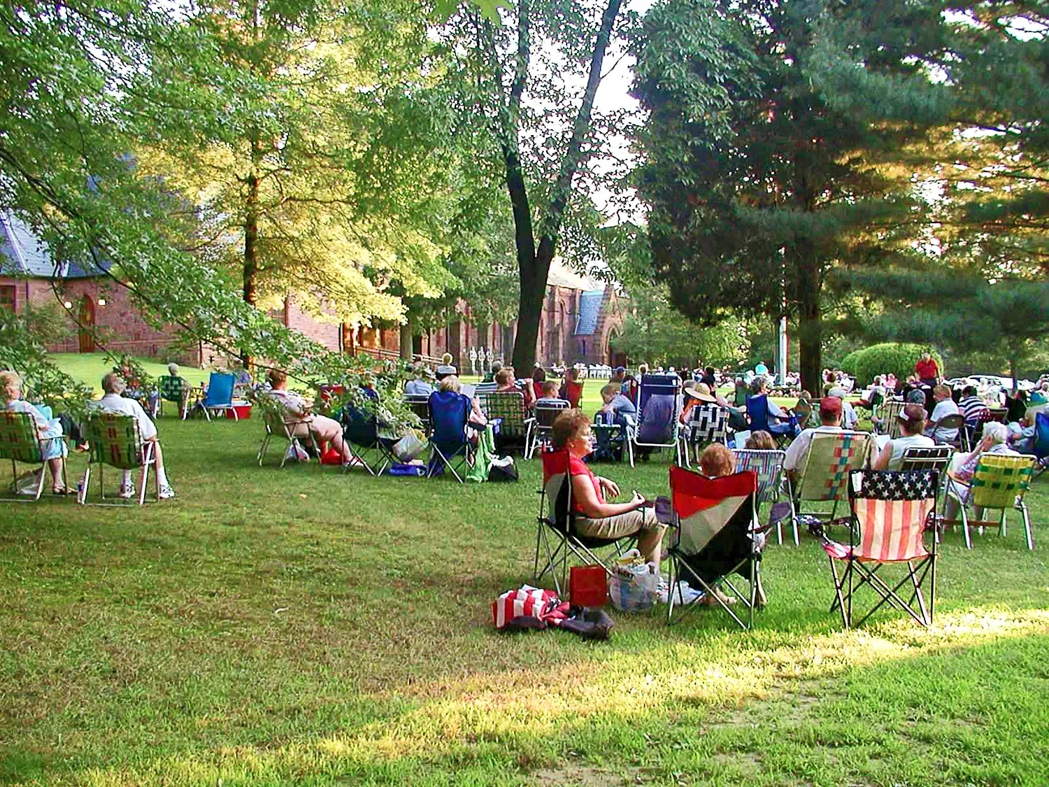 Carillon summer concert on the lawn at St. Thomas’ Church Whitemarsh.
