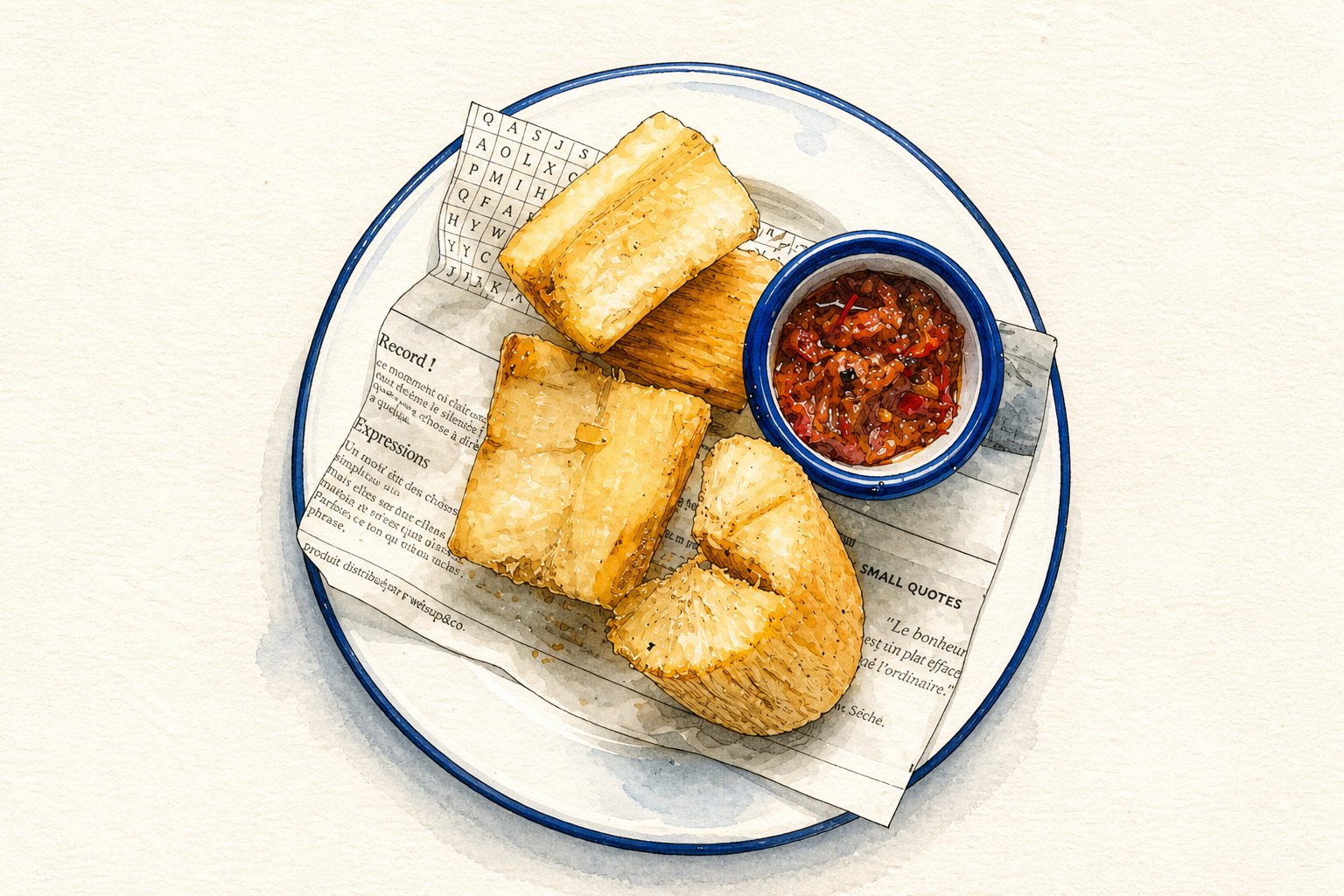 Deep fried cassava
