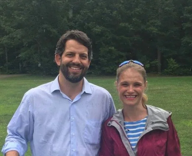 photo of Chris Pearson and Tanya Vyhovsky standing side by side