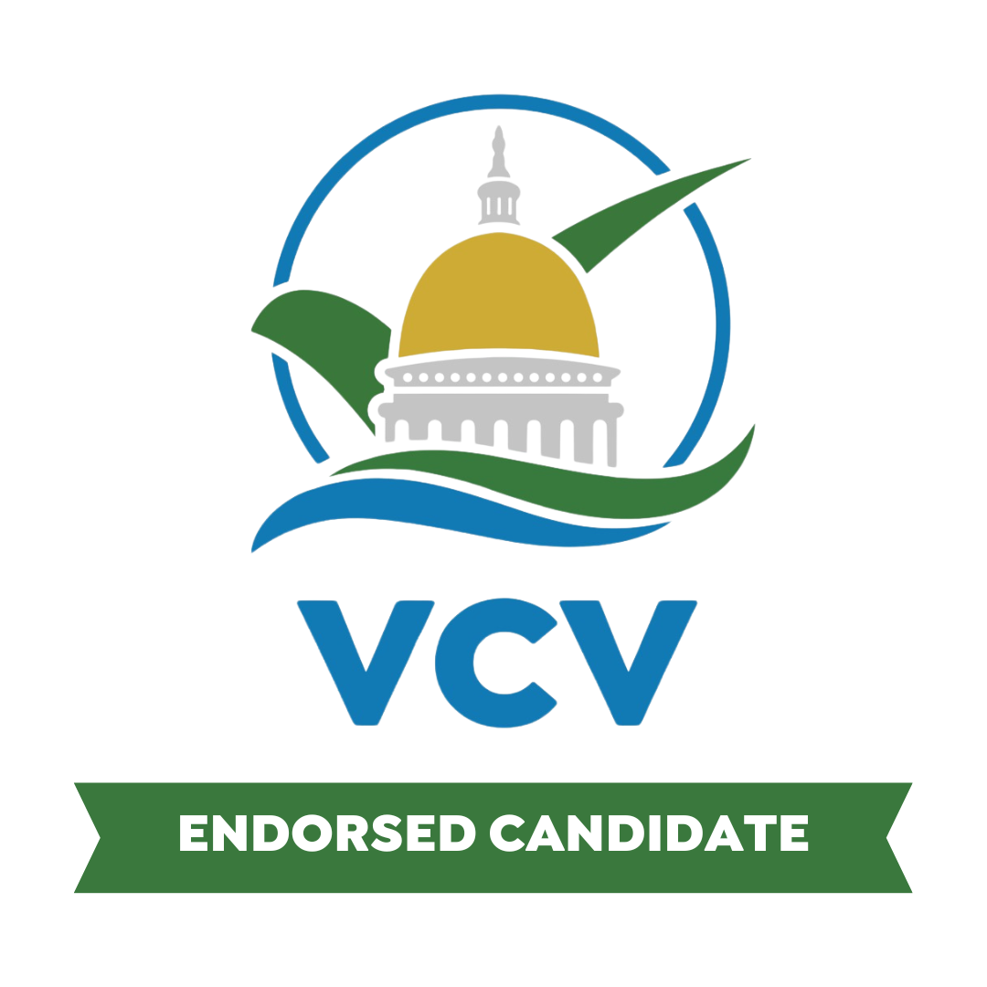 endorsed by Vermont Conservation Voters graphic