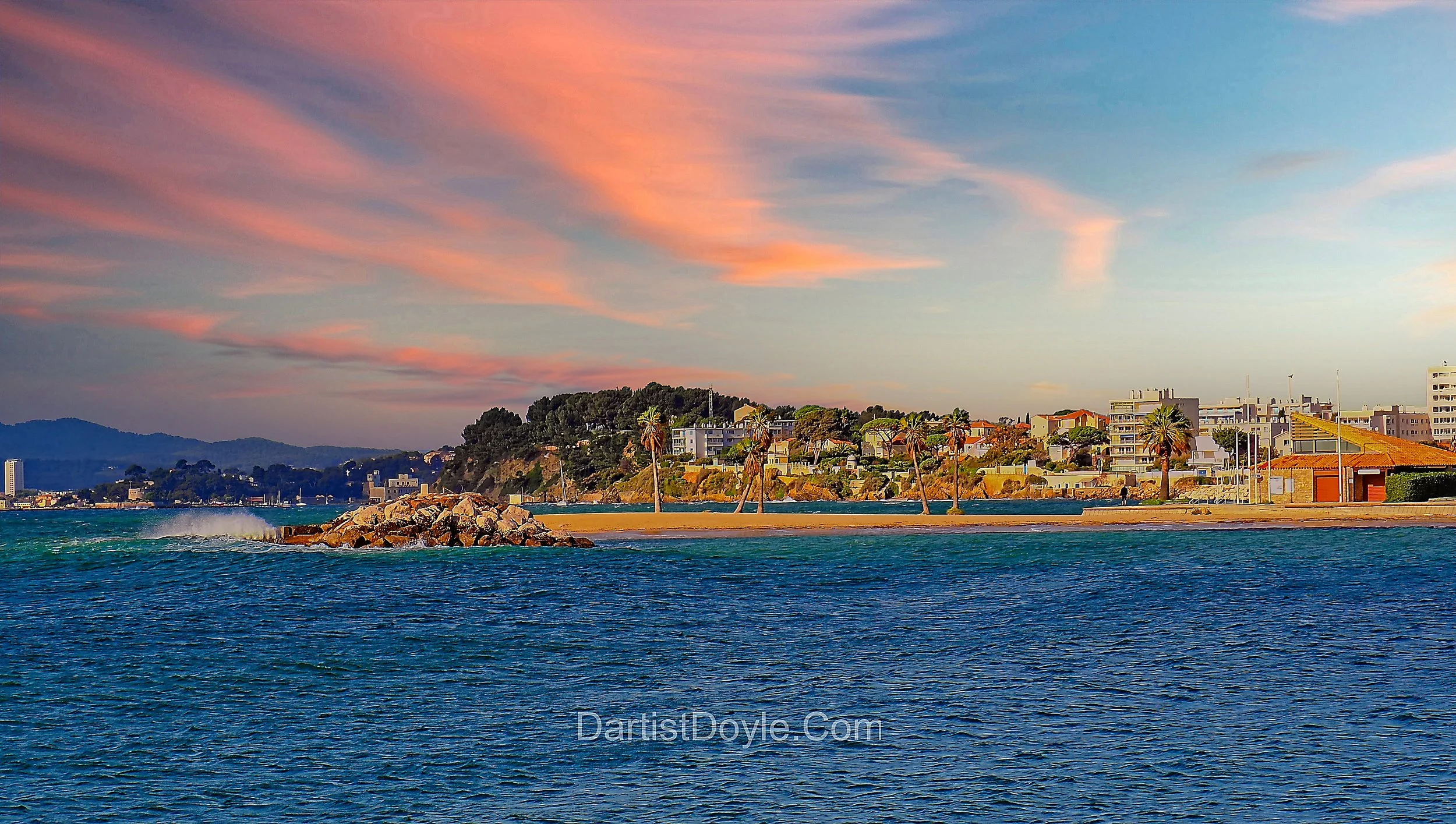 Le Mourillon Sunset , Toulon