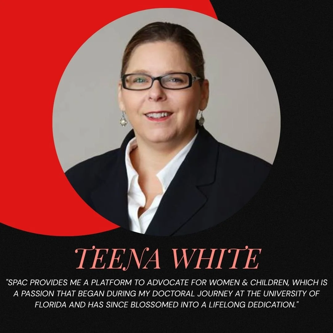 Board Member Spotlight:  We are pleased to recognize Dr. Teena White, our 2025-2026 Treasurer &amp; our 2026-2027 Sustaining Advisor.  Teena has 25 years of dedicated practice as a Board-Certified Family Nurse Practitioner and Professor of Nursing.  