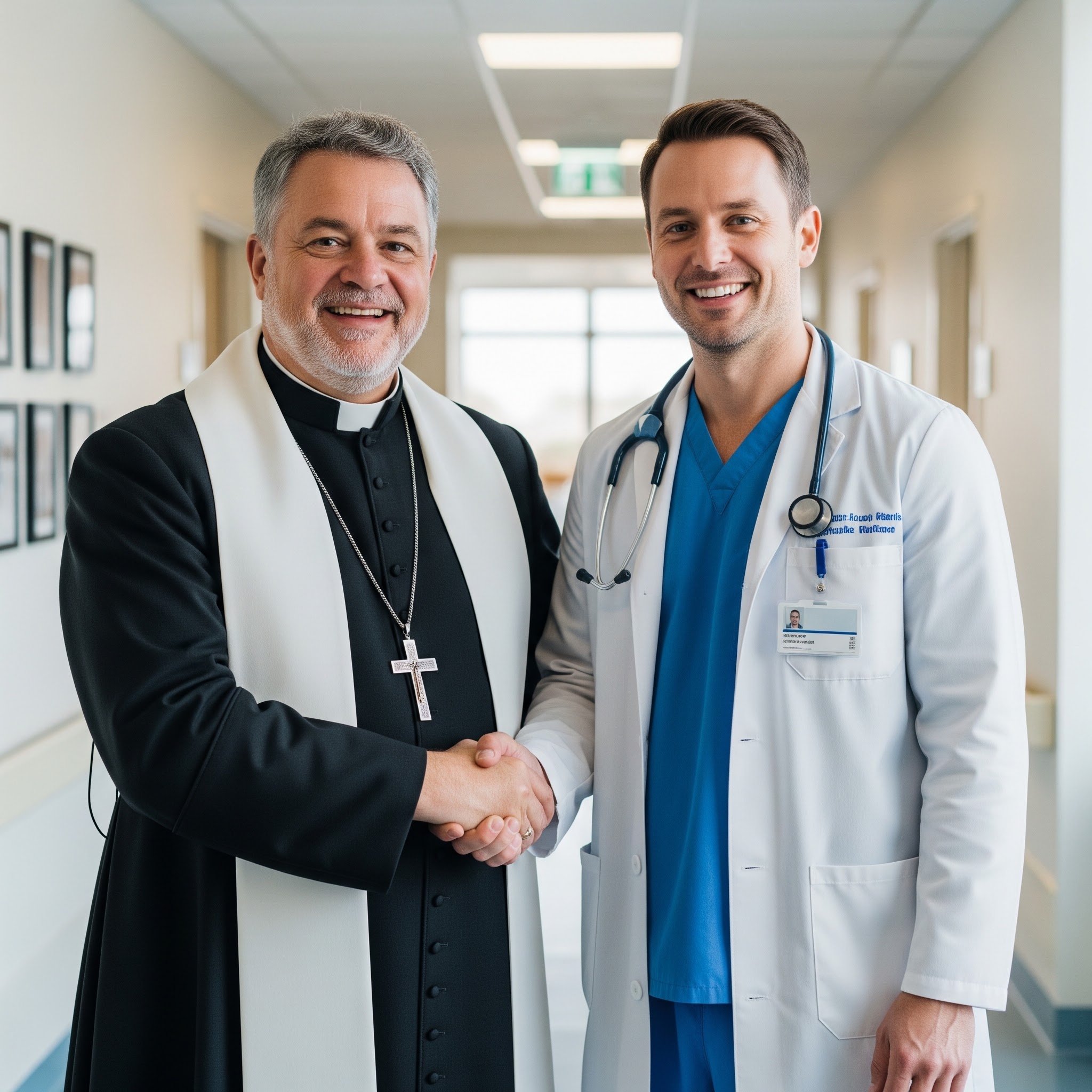 1. When a priest and doctor deal with each other