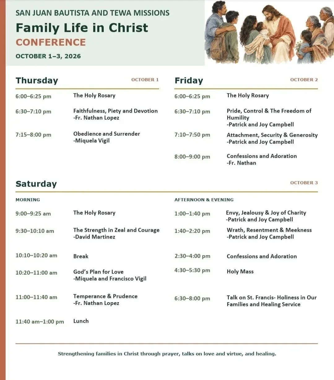 Family Life in Christ Conference