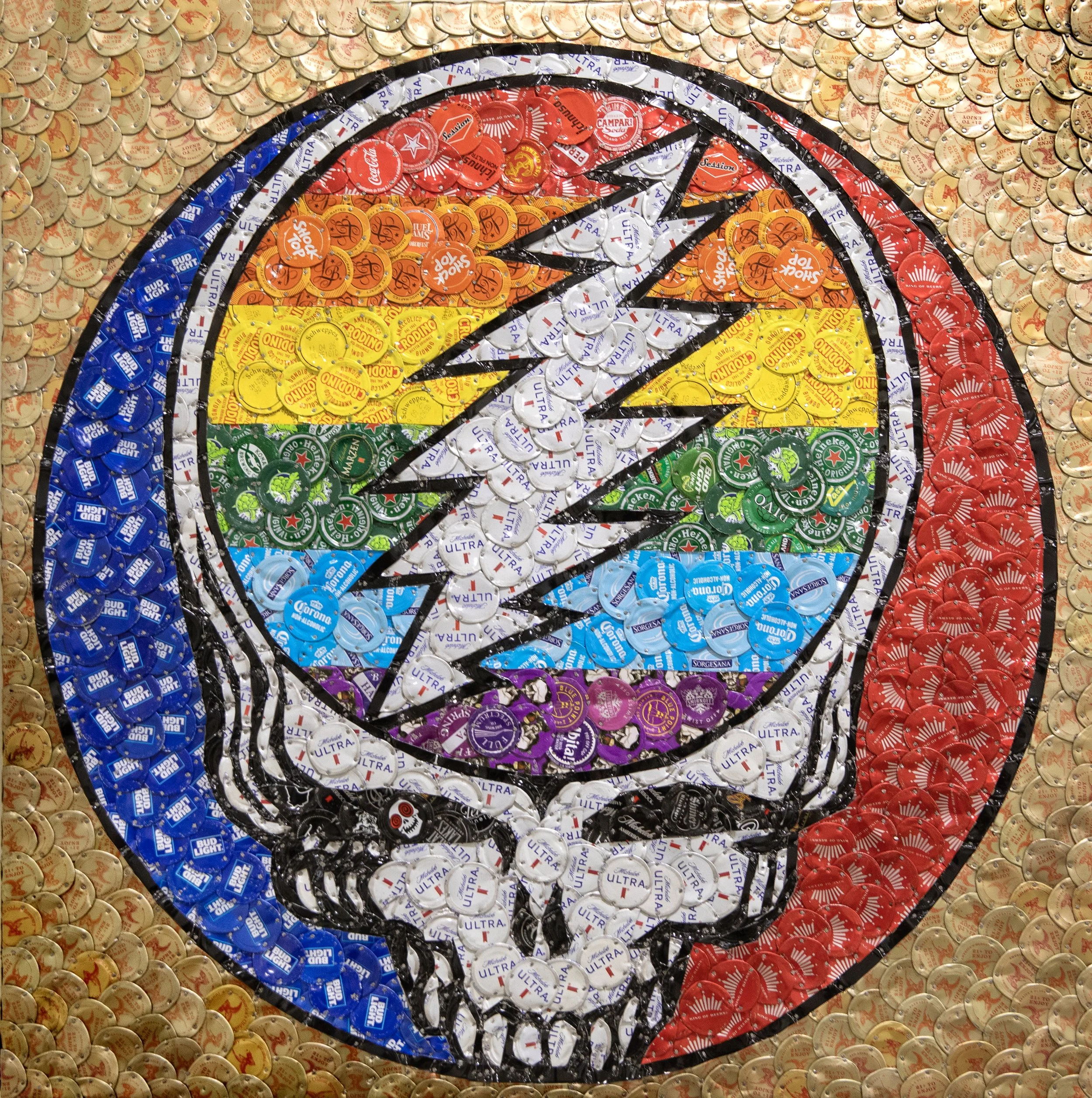 Grateful Dead "Rainbow" Stealie