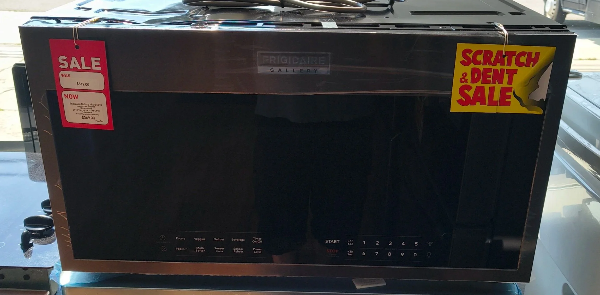 Frigidaire Gallery Scratch &  Dent Over The Range Microwave