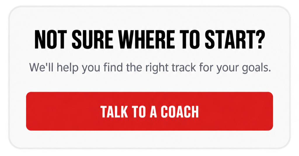Talk to a coach